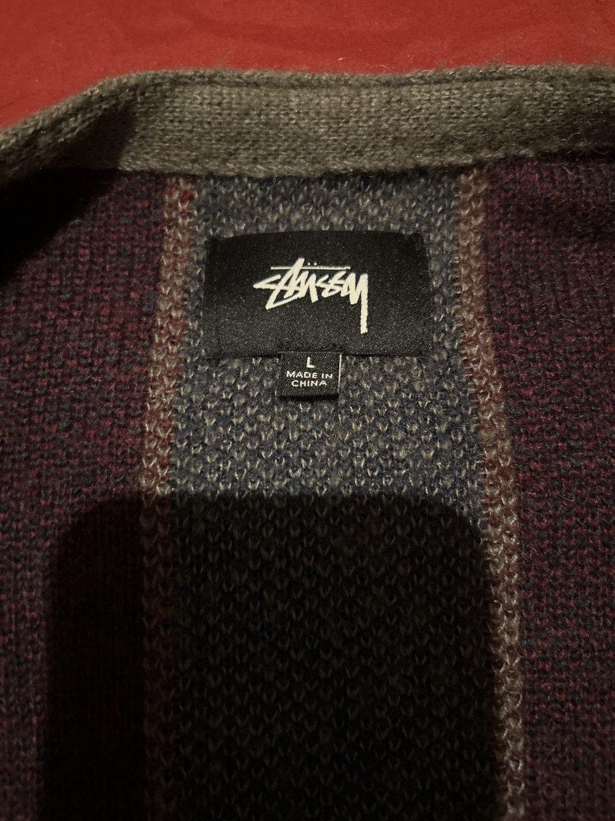 Stussy Stussy Striped Cardigan Size US L / EU 52-54 / 3 - 2 Thumbnail