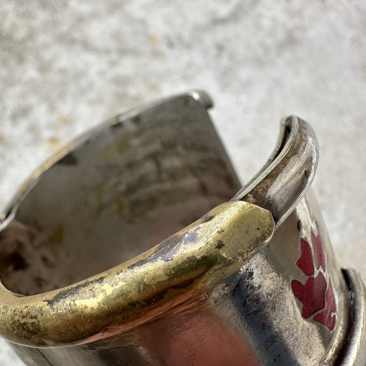 Kapital Kapital bull horn flower heart navajo symbol bangle bracelet Size ONE SIZE - 17 Thumbnail