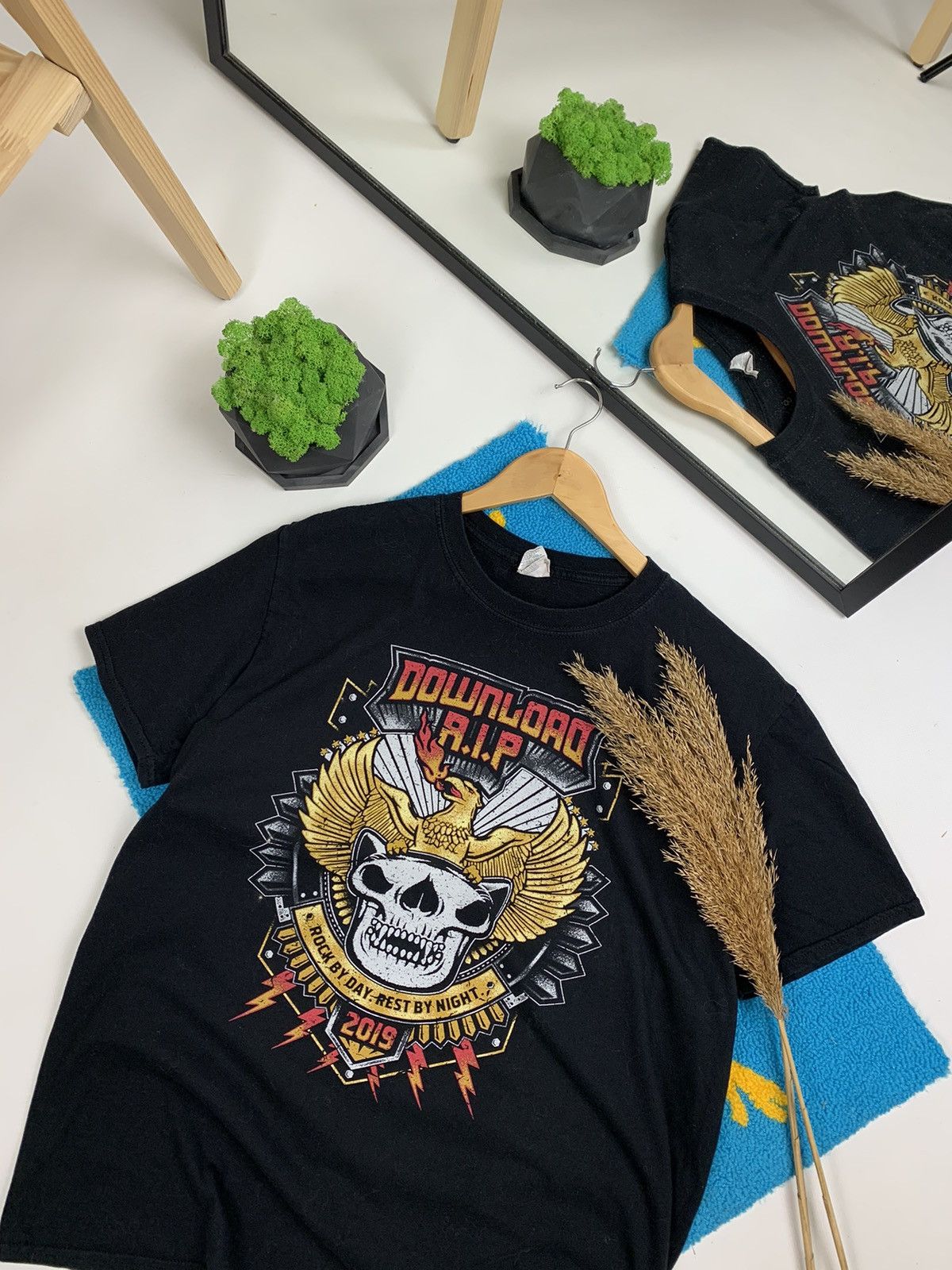 Band Tees × Vintage Downlord RIP Big Logo Printed T-Shirt Size US L / EU 52-54 / 3 - 3 Thumbnail