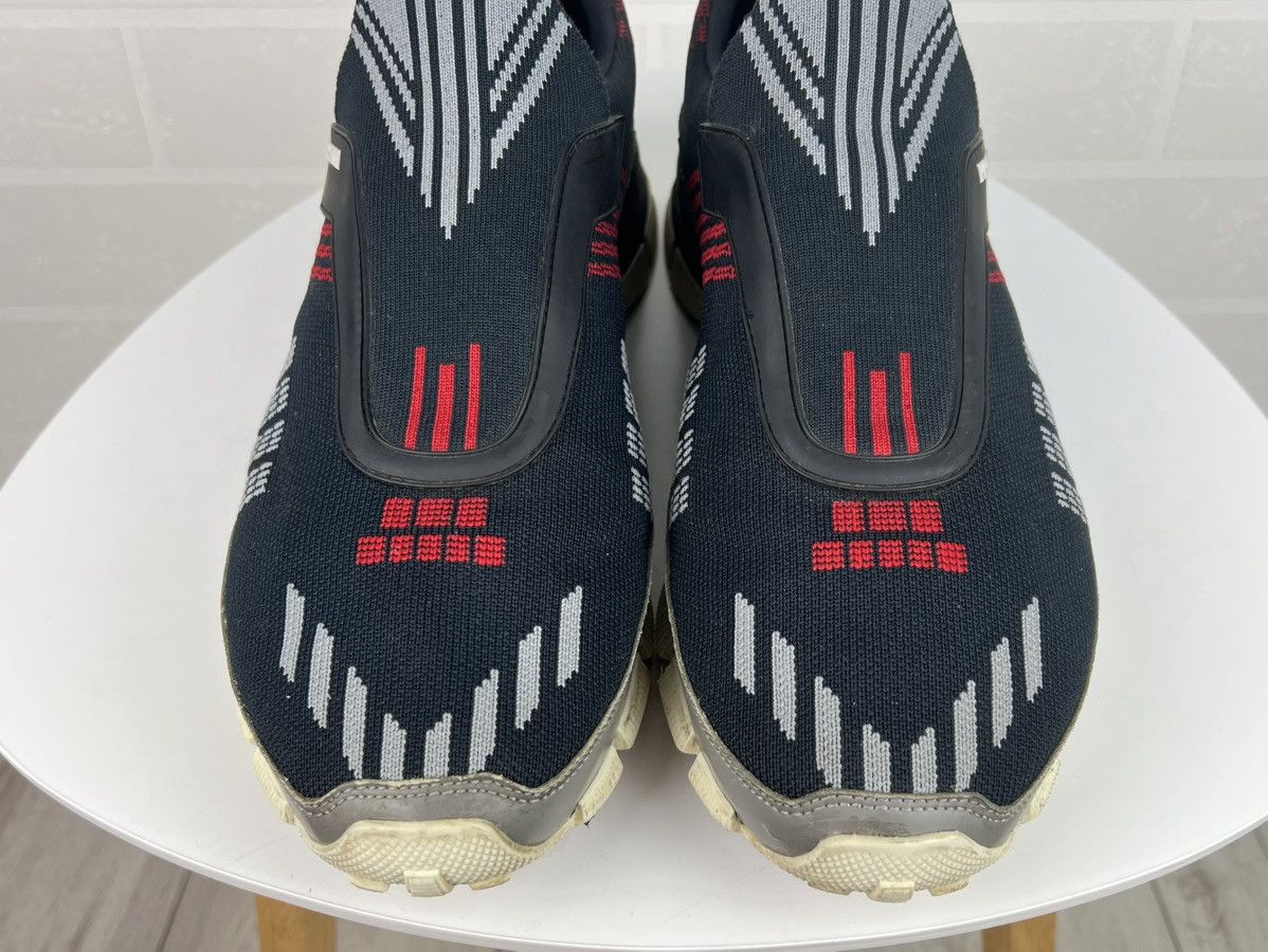 Prada PRADA MILANO Sneakers Low Top CROSSECTION Knit Pattern Shoes Size US 12 / EU 45 - 12 Thumbnail