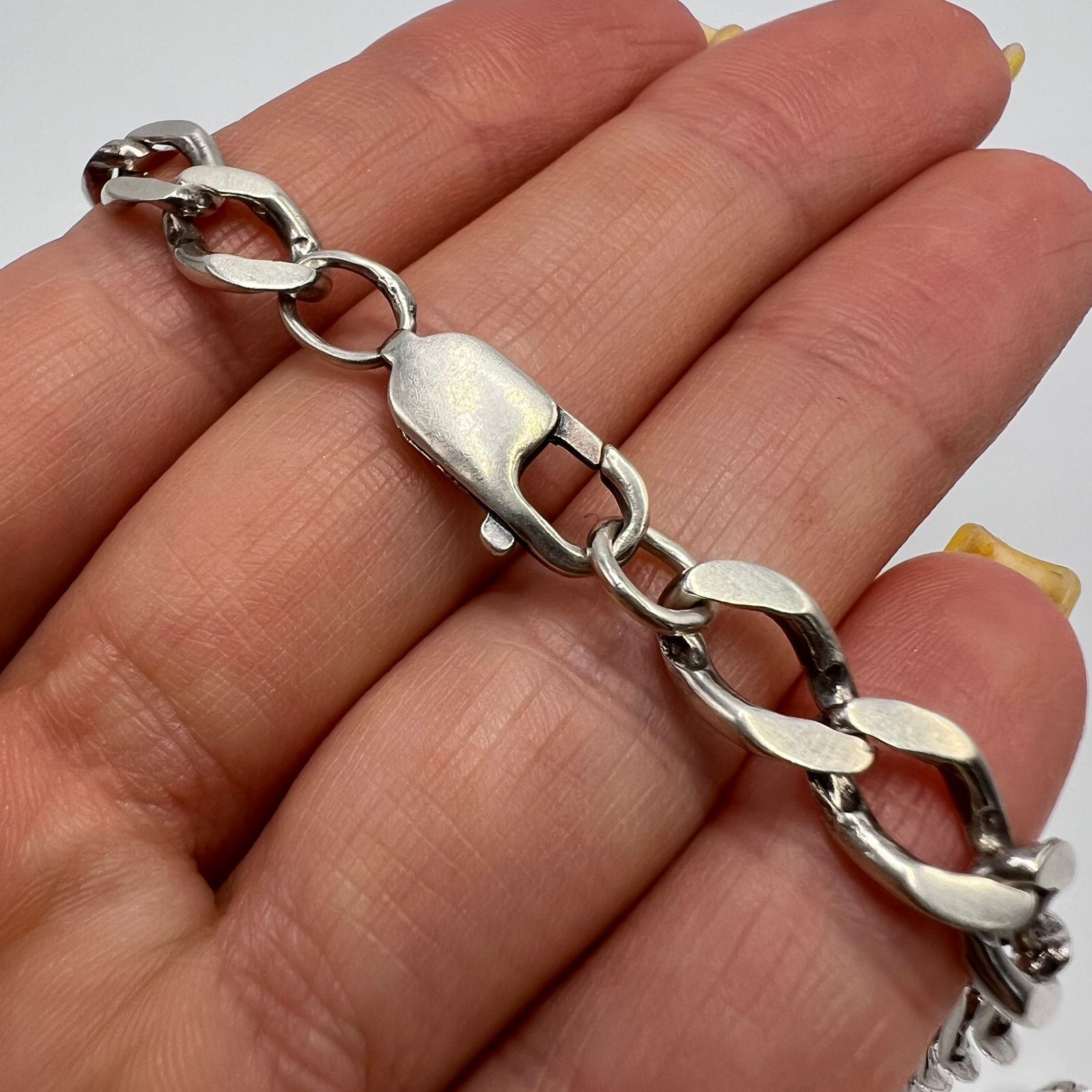 Sterling Silver Vintage Sterling Silver 925 Chain Necklace silver 38.84g Size ONE SIZE - 8 Thumbnail