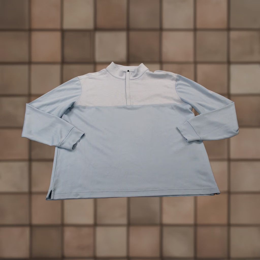Footjoy FootJoy Jacket Windbreaker XS XL Blue Legacy Golf Club Performance Active Pullover Logo Men’s Athletic 1/4 Zip Lightweight Stretch Size US XL / EU 56 / 4 - 1 Thumbnail