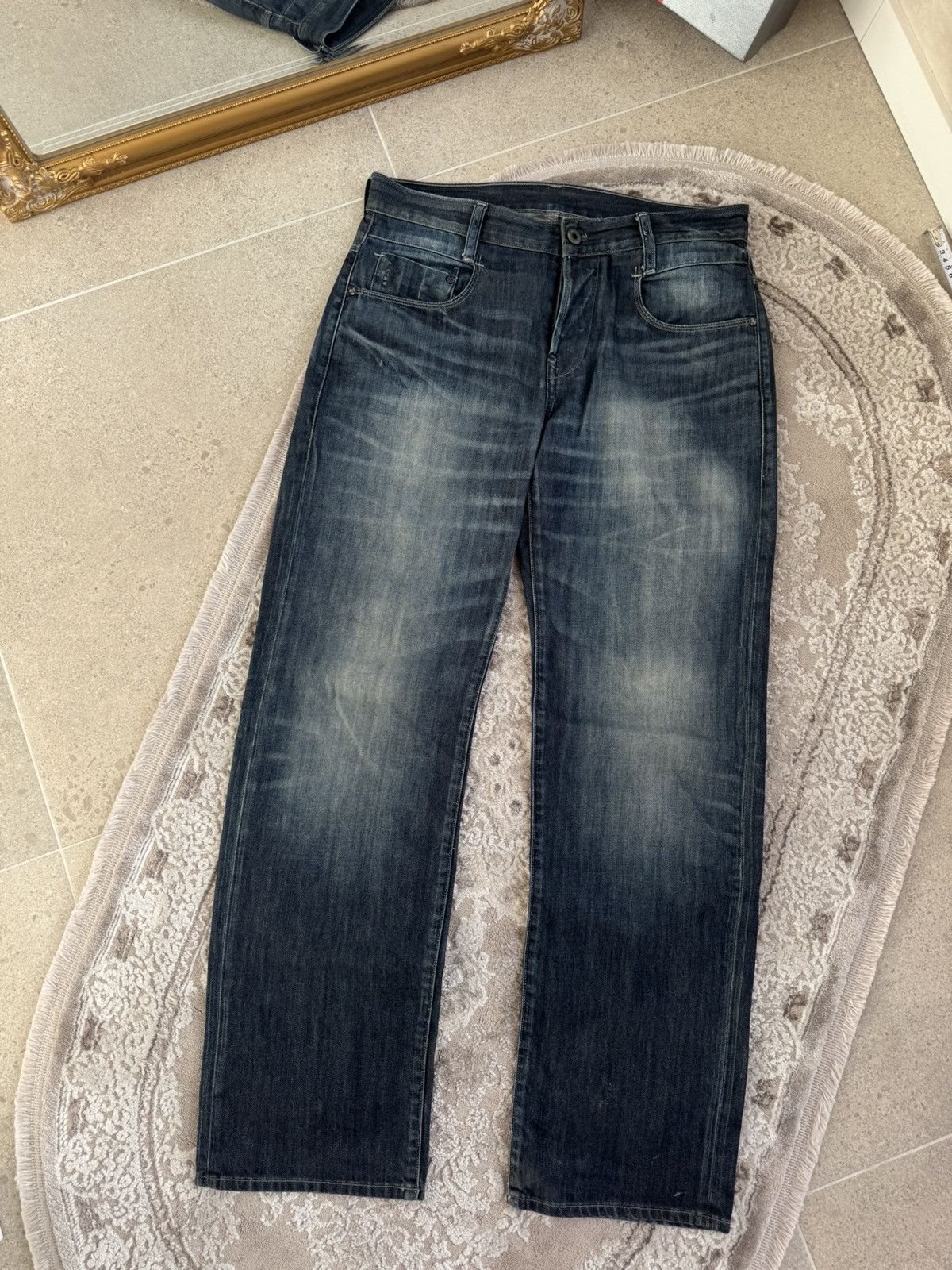 G-Star Crazy Vintage G Star Raw Denim Jeans Y2K LGB Style Size US 32 / EU 48 - 9 Thumbnail