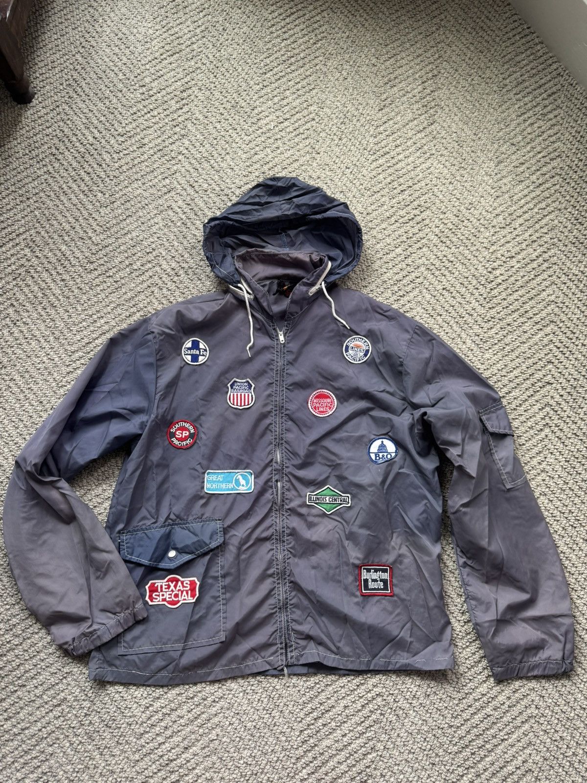 Vintage 70’s Envoy Patchwork Railroad Jacket Size US L / EU 52-54 / 3 - 2 Thumbnail