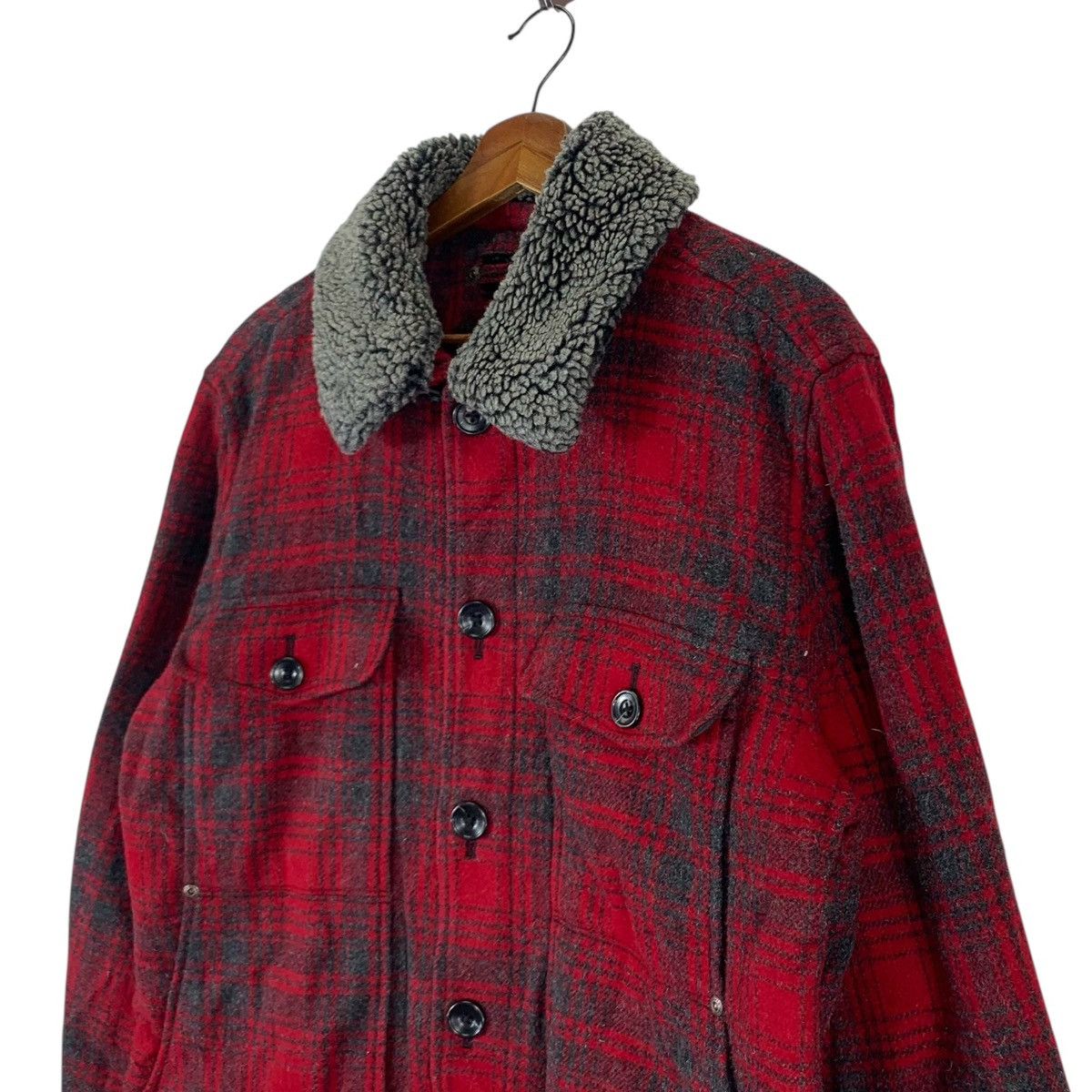 Eddie Bauer × Vintage Vintage Eddie Bauer Faux Fur Collared Jacket Size US S / EU 44-46 / 1 - 4 Thumbnail
