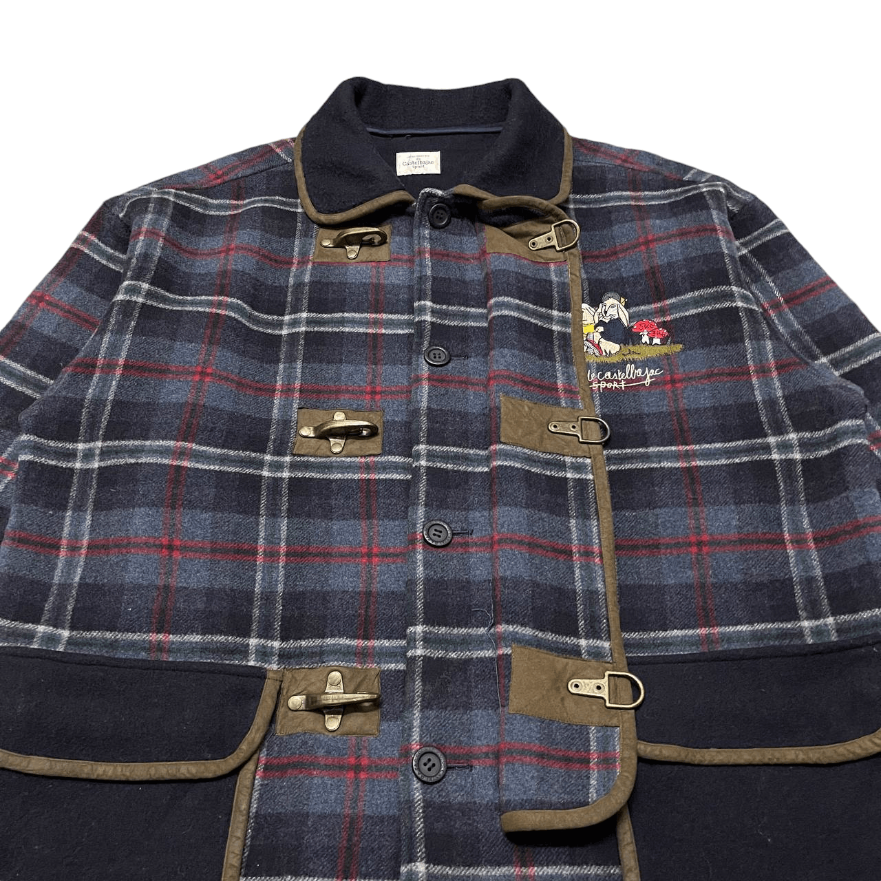 Jean Charles De Castelbajac Vintage Jean Charles De Castelbajac Checkered Wool Jacket Size US L / EU 52-54 / 3 - 5 Thumbnail