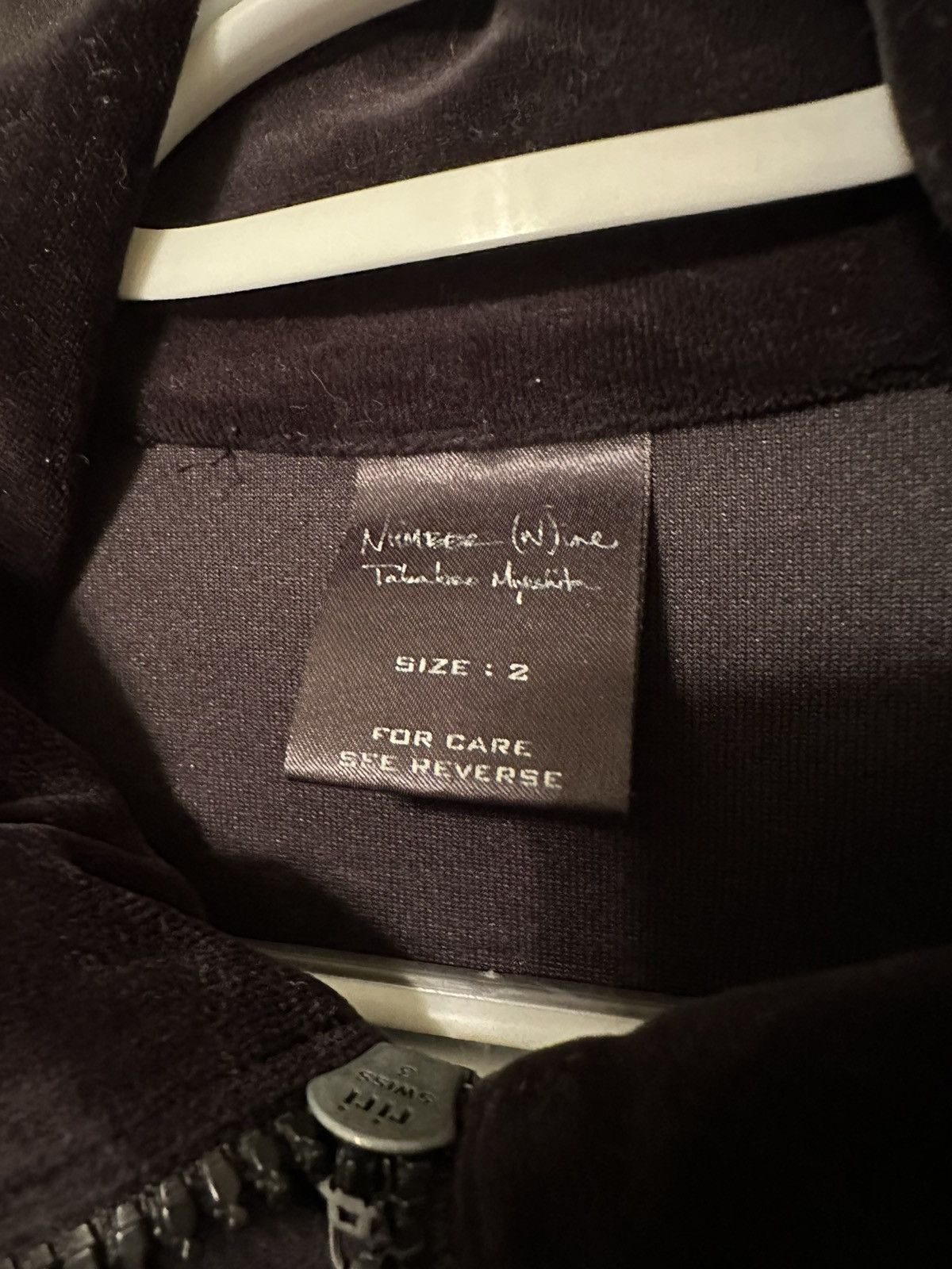 Number (N)ine × Takahiromiyashita The Soloist. Number (N)ine Double Skull Velour Track Jacket Size US M / EU 48-50 / 2 - 3 Thumbnail