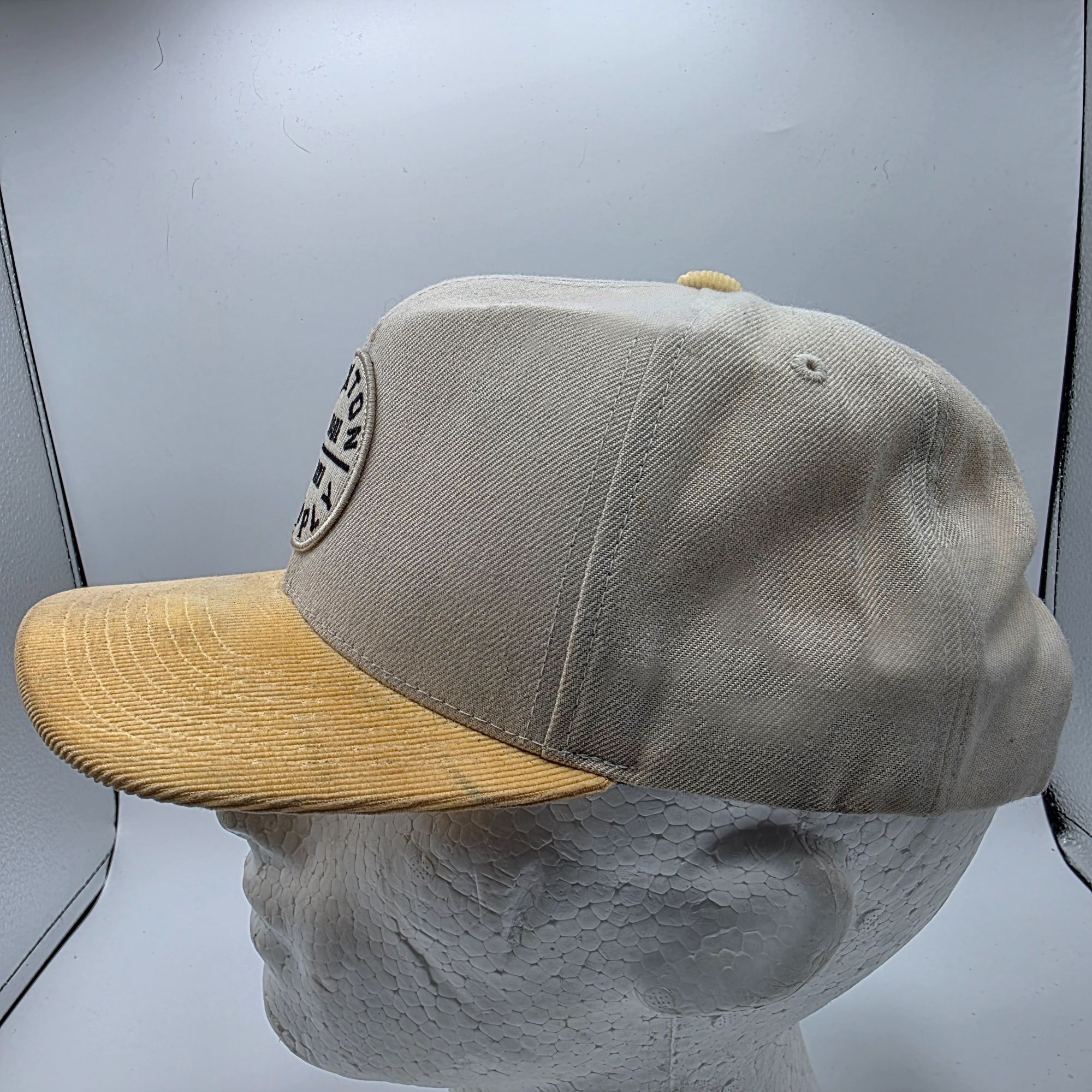 Brixton Brixton Oath III Snapback Hat Gray Yellow Adjustable Casual Size ONE SIZE - 2 Thumbnail