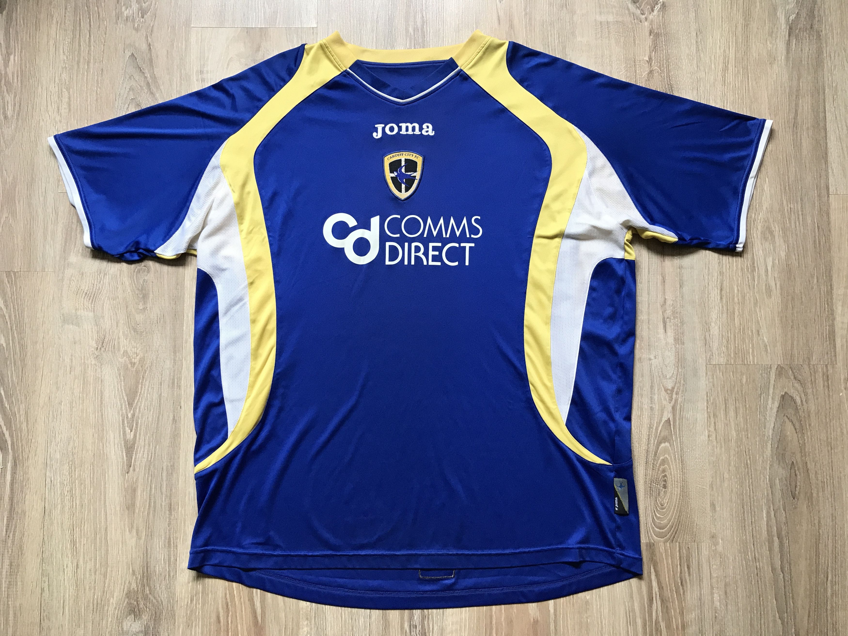 Joma × Vintage Vintage Joma Cardiff Home Football Shirt Size US XXL / EU 58 / 5 - 1 Thumbnail