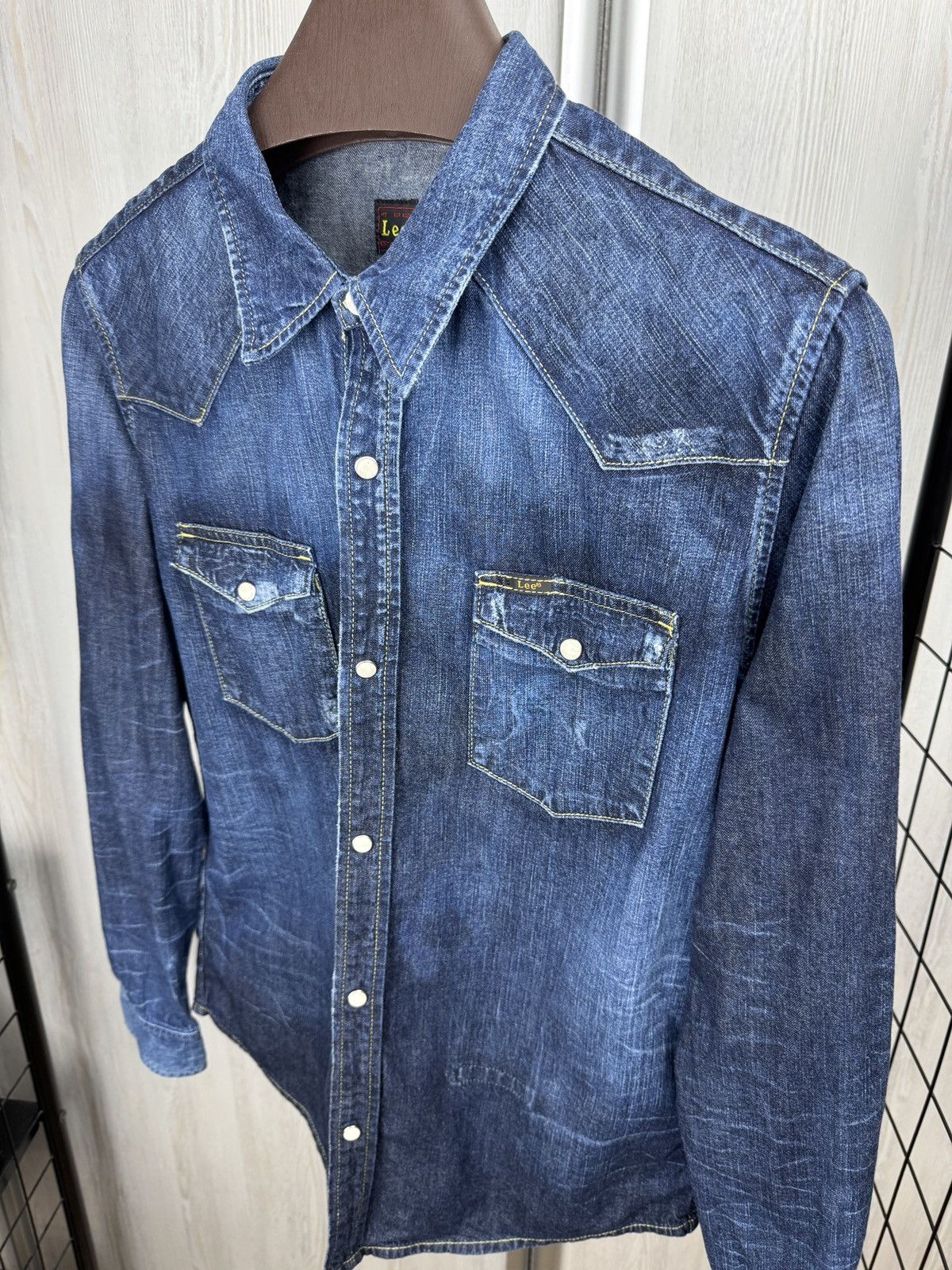 Lee Lee by Donwan Harrell Western Shirt PRPS long sleeve faded Size US M / EU 48-50 / 2 - 8 Thumbnail