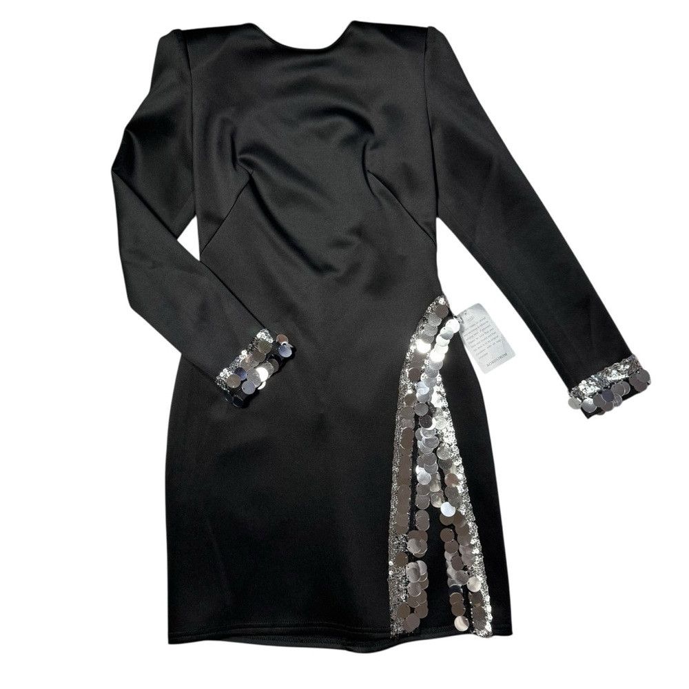 Tadashi Shoji NWT New $238 SHO Tadashi Shoji Sequin Detail Long Sleeve Co Size XXS / US 00 / IT 34 - 3 Thumbnail