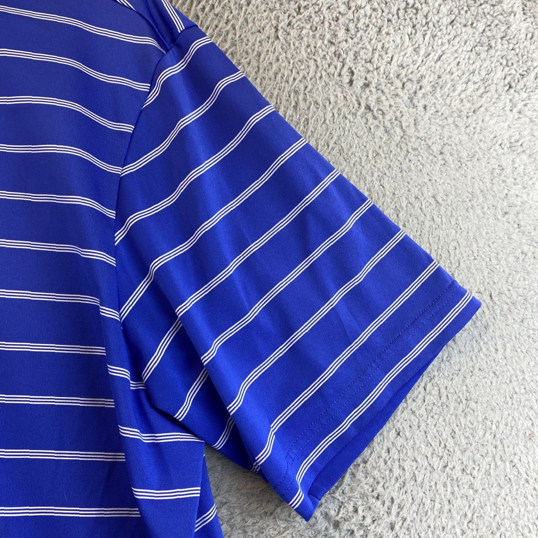 Adidas Adidas Polo Shirt Mens L Golf Blue Short Sleeve Stretch Performance Casual/44-40 Size US L / EU 52-54 / 3 - 3 Thumbnail