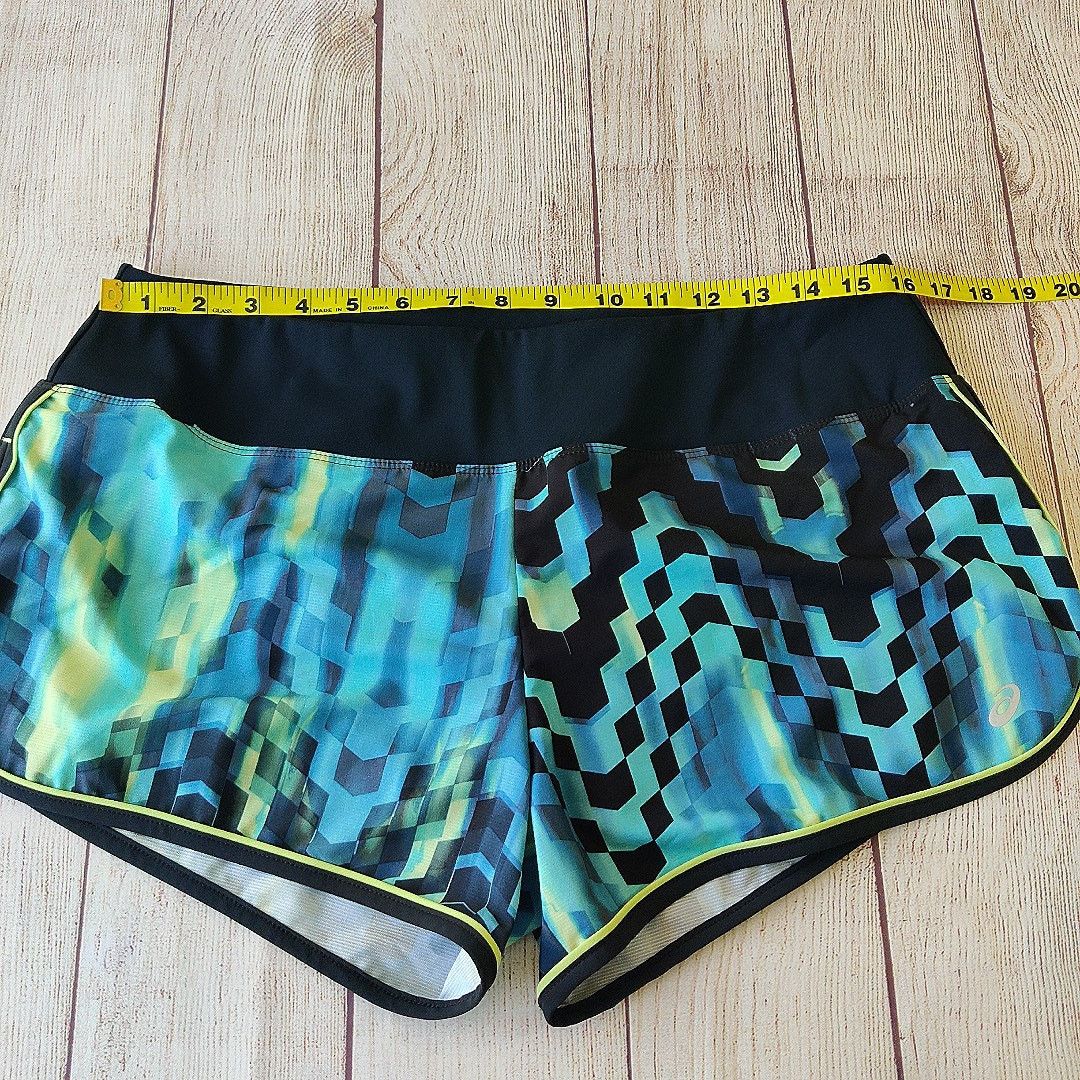 Asics Everysport Geometric Athletic Running Shorts with Brief L Size 34" / US 12 / IT 48 - 5 Thumbnail