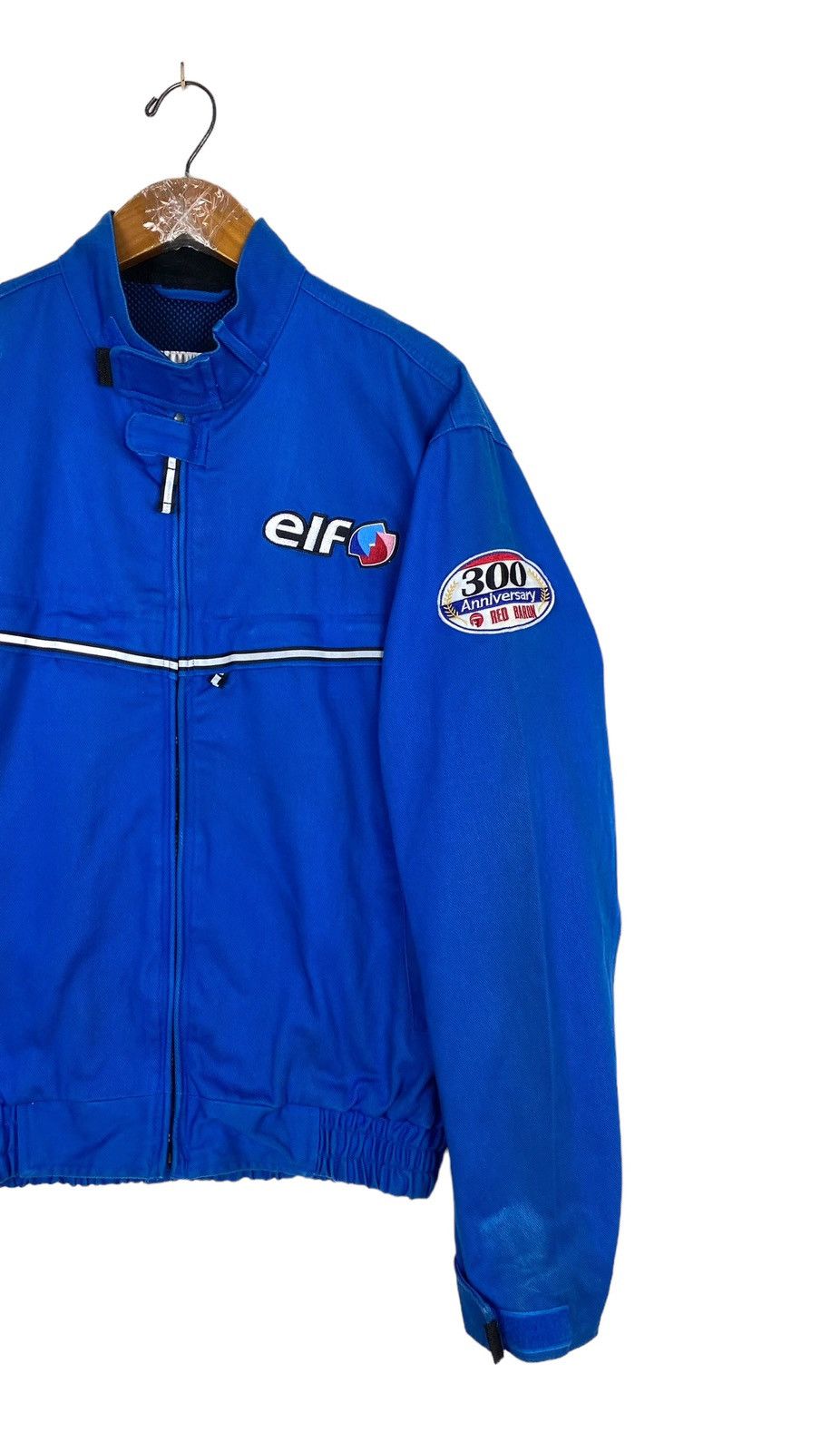 Japanese Brand Elf 300 Anniversary Red Baron Embroidery Big Logo Jacket Size US M / EU 48-50 / 2 - 5 Thumbnail