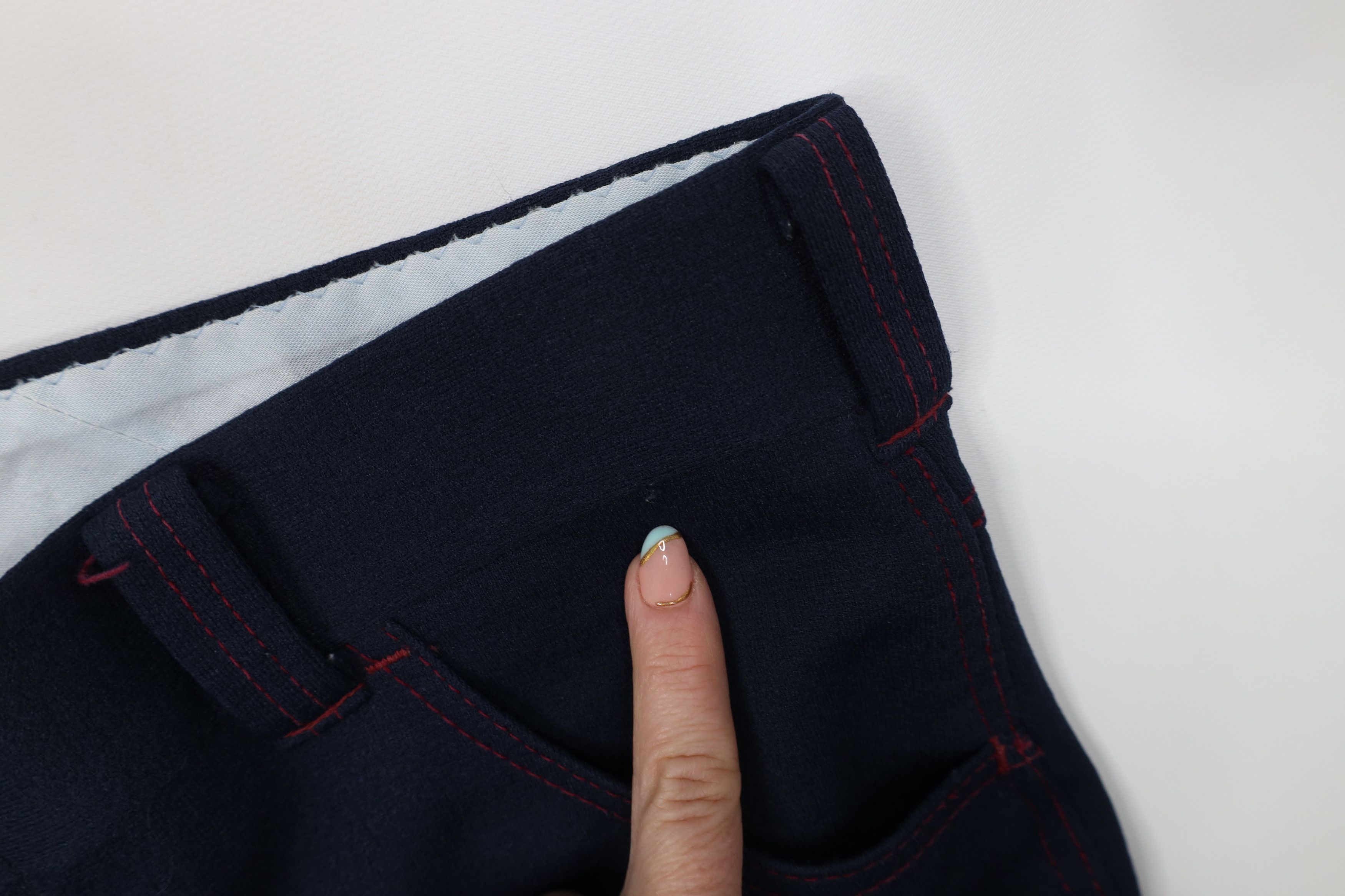 Vintage Vintage 70s Streetwear Flared Wide Leg Chino Pants Blue USA Size US 34 / EU 50 - 7 Thumbnail