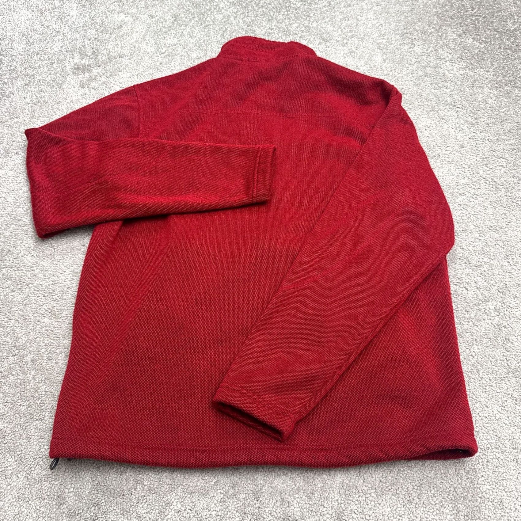 Port Authority Port Authority Xfinity Pique Fleece Jacket Men Small Red Full Zip Pockets Outdoor Size US S / EU 44-46 / 1 - 2 Thumbnail