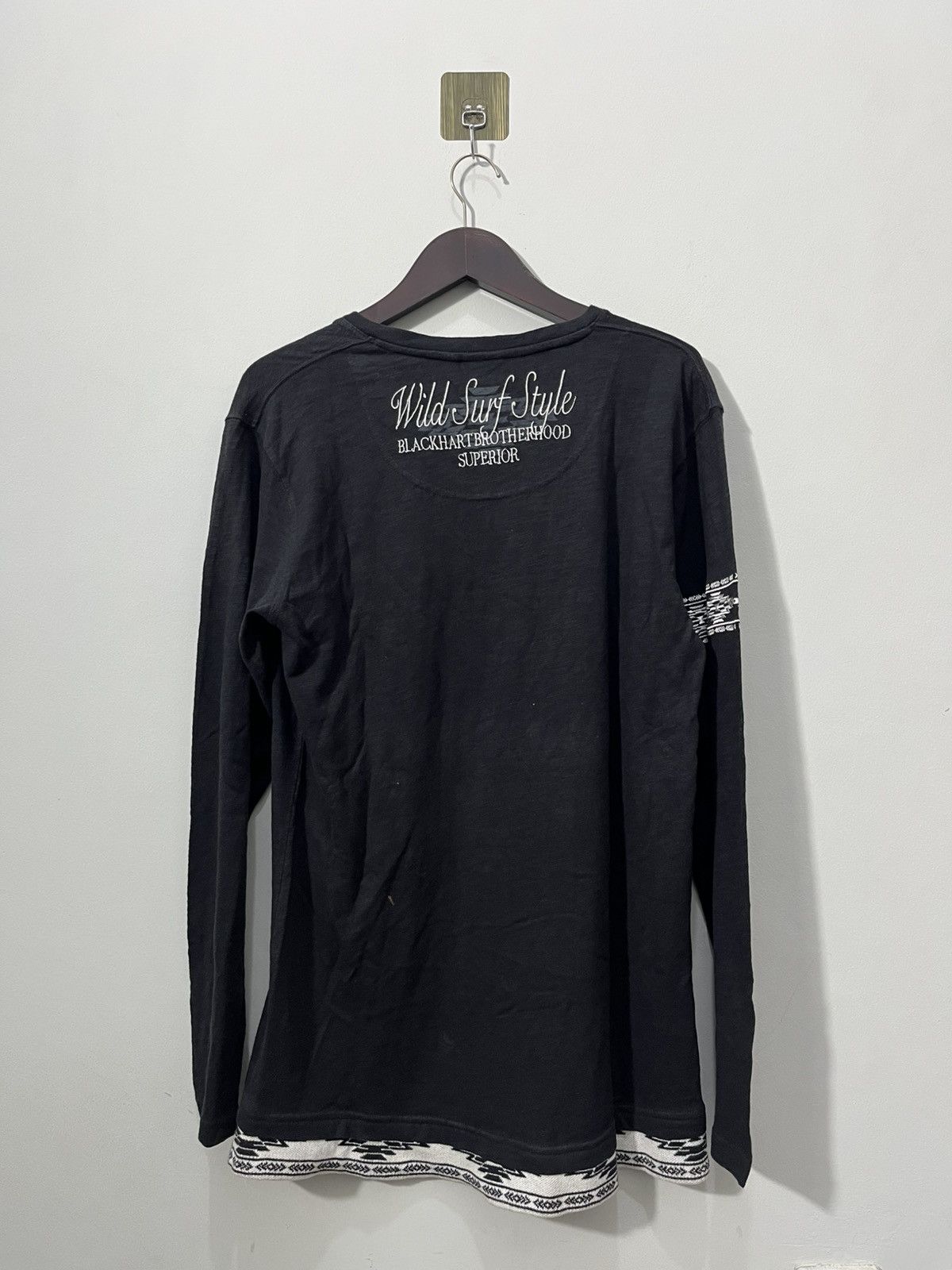 Japanese Brand 🇯🇵Y2k More Core Division (MCD) long-sleeved T-shirt Size US L / EU 52-54 / 3 - 2 Thumbnail
