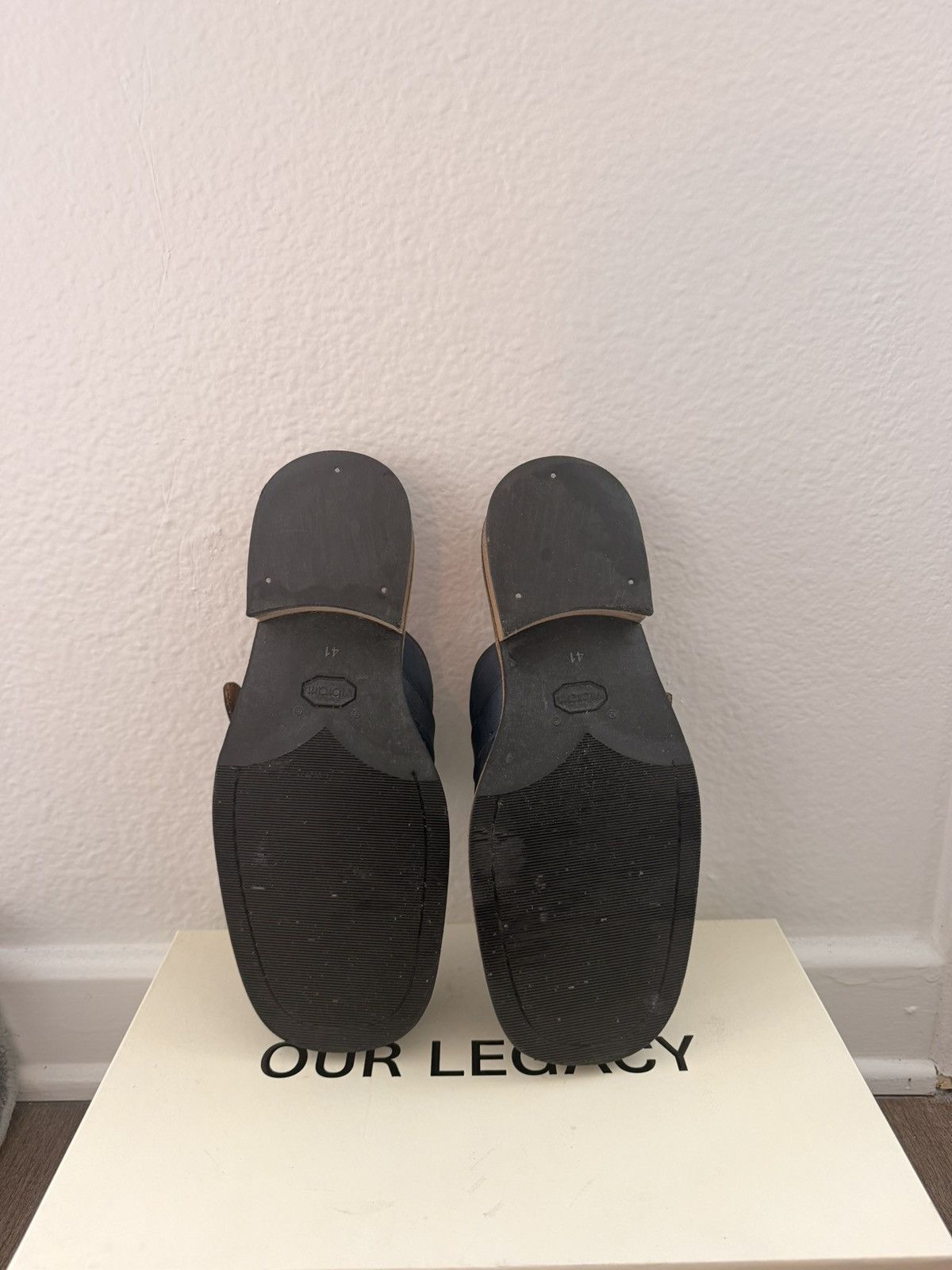 Our Legacy Our Legacy Camion Mule Blue Leather Size US 8 / EU 41 - 6 Thumbnail