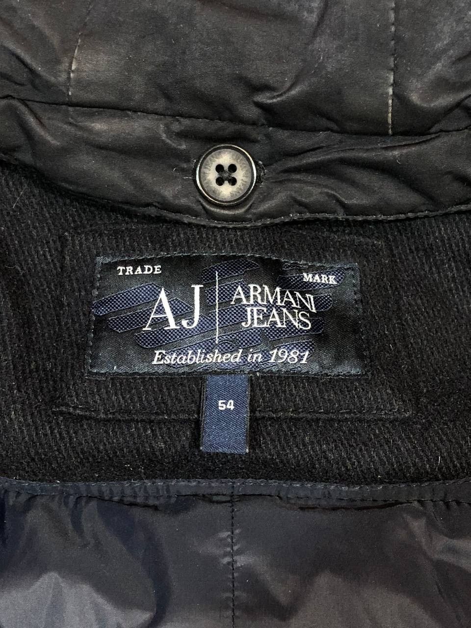 Armani Armani Jeans Luxury Wool Blazer Jacket Size US L / EU 52-54 / 3 - 15 Thumbnail