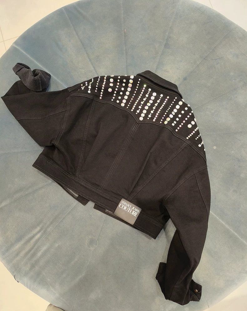 Versace Versace Women's cotton denim jacket Size M / US 6-8 / IT 42-44 - 2 Thumbnail