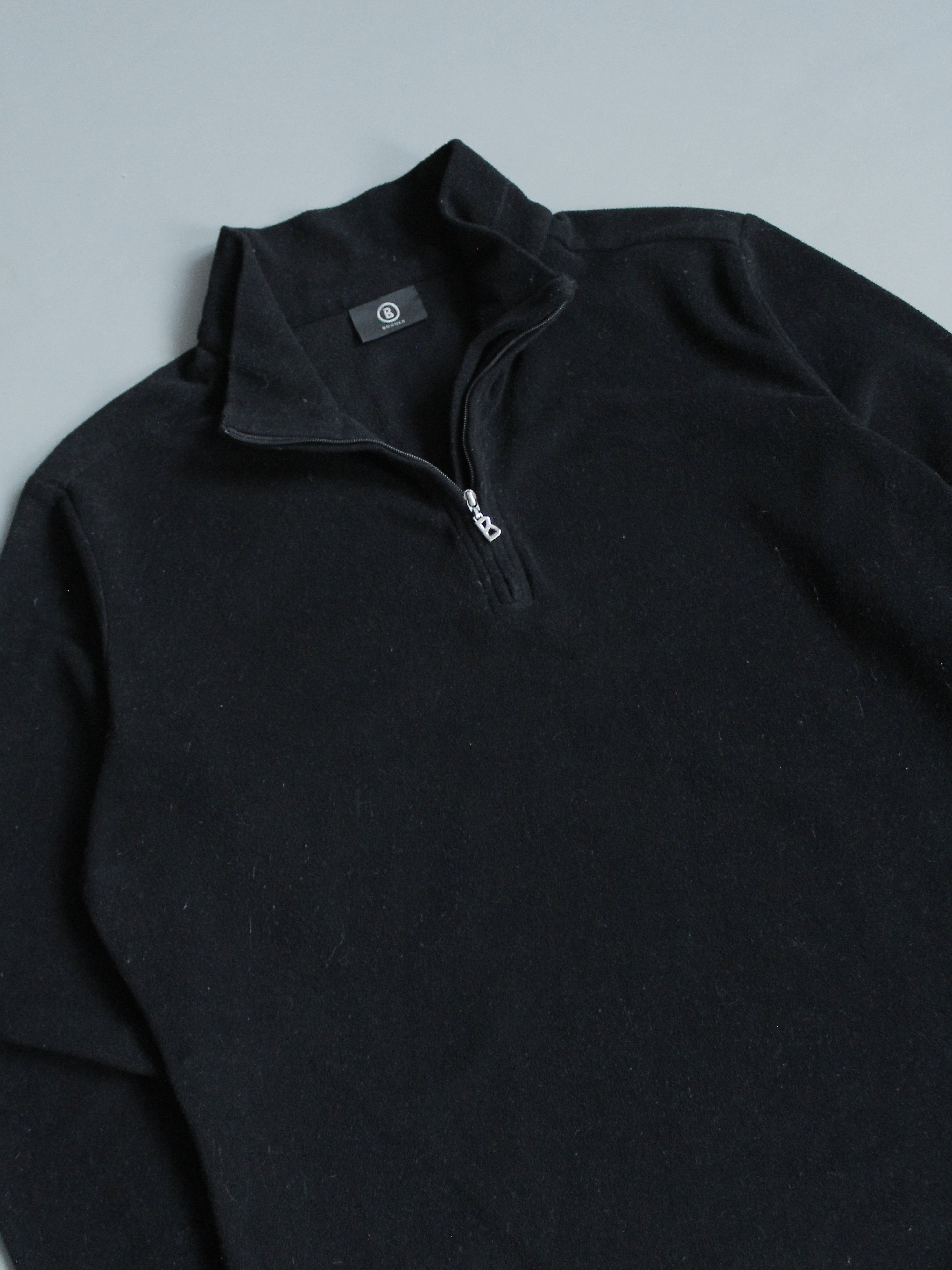 Bogner Bogner Fleece 1/3 Zip Womens L Black Warm Jacket Size L / US 10 / IT 46 - 2 Thumbnail