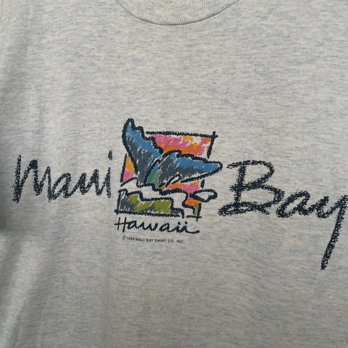 Maui and Sons × Vintage Vintage 1995 Maui Bay Shirt Surf T Shirt Size US M / EU 48-50 / 2 - 2 Thumbnail