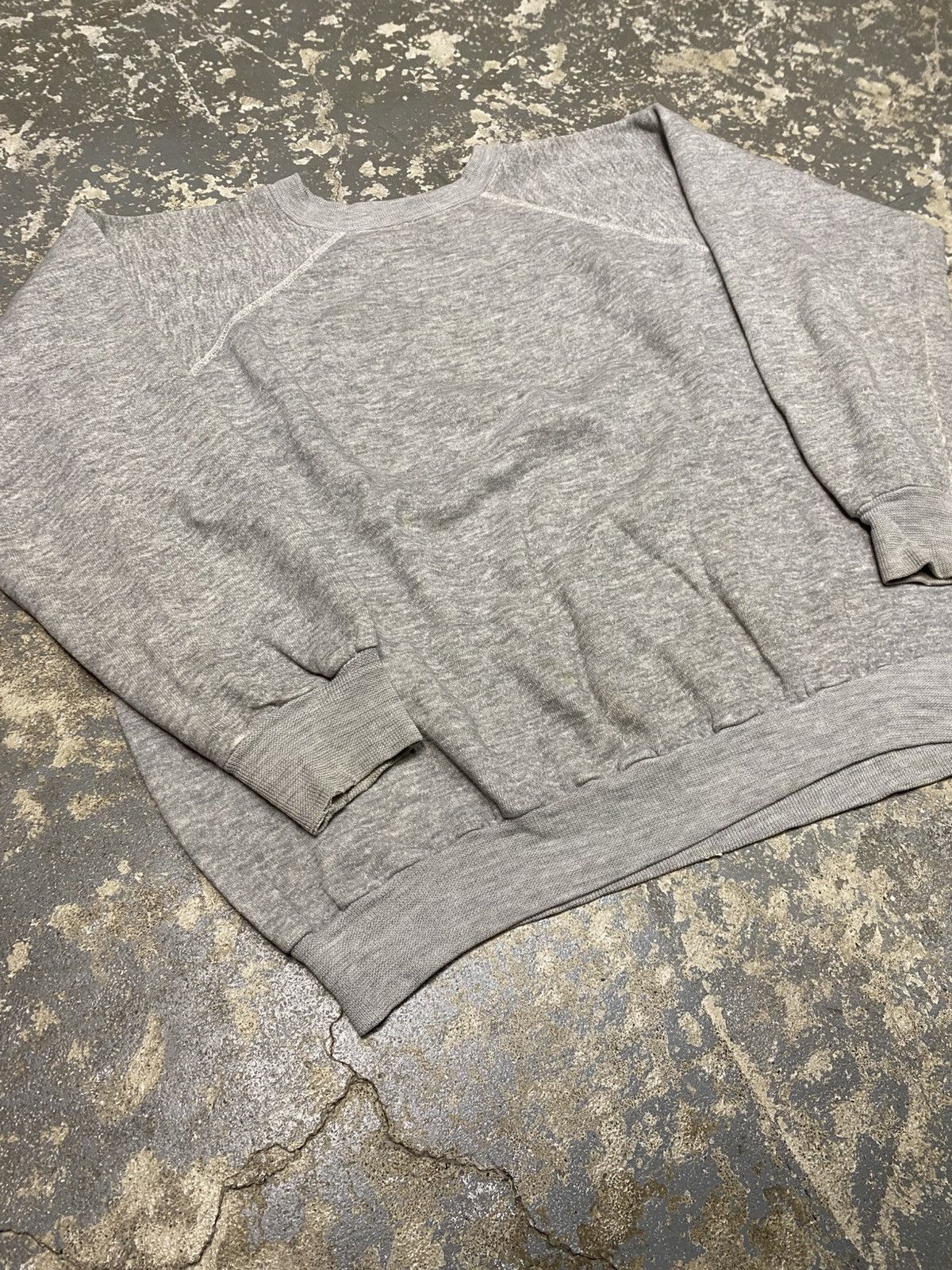 Vintage True Vintage Blank Grey 70s Crewneck Sweatshirt Size US M / EU 48-50 / 2 - 17 Thumbnail