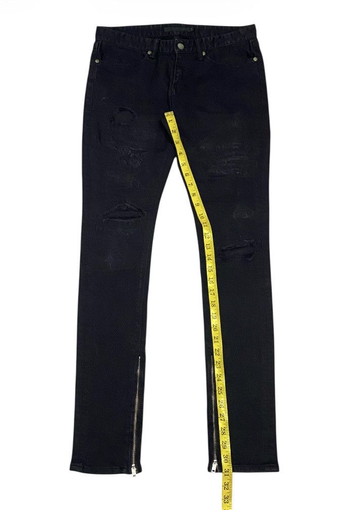GOSTAR DE FUGA Fuga Skinny Distressed Ankle Zipper Stretchable Jeans Size 29" - 17 Thumbnail