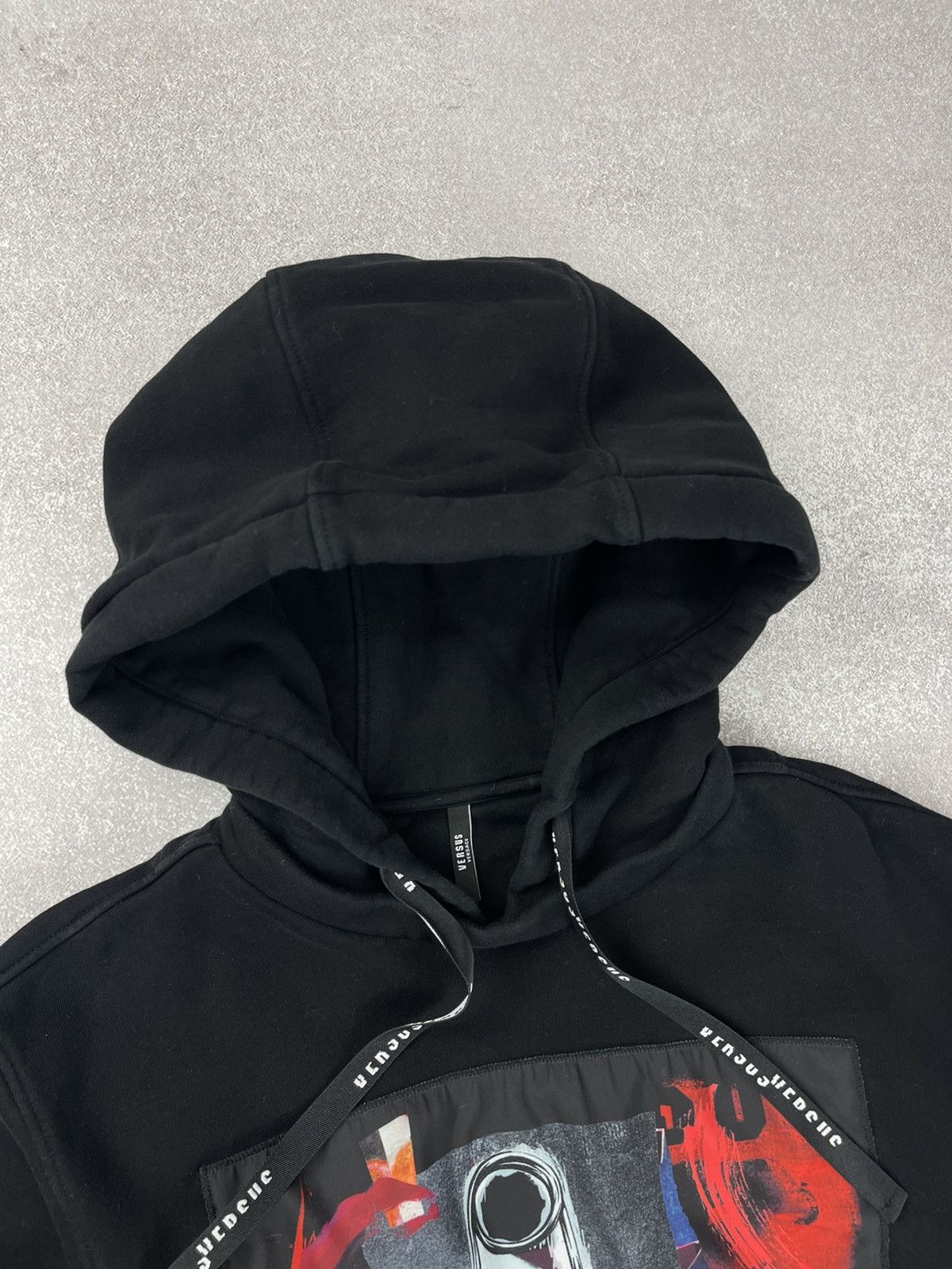 Versace × Versus Versace Versus Versace Big Logo Hoodie Black Women’s Size S / US 4 / IT 40 - 6 Thumbnail