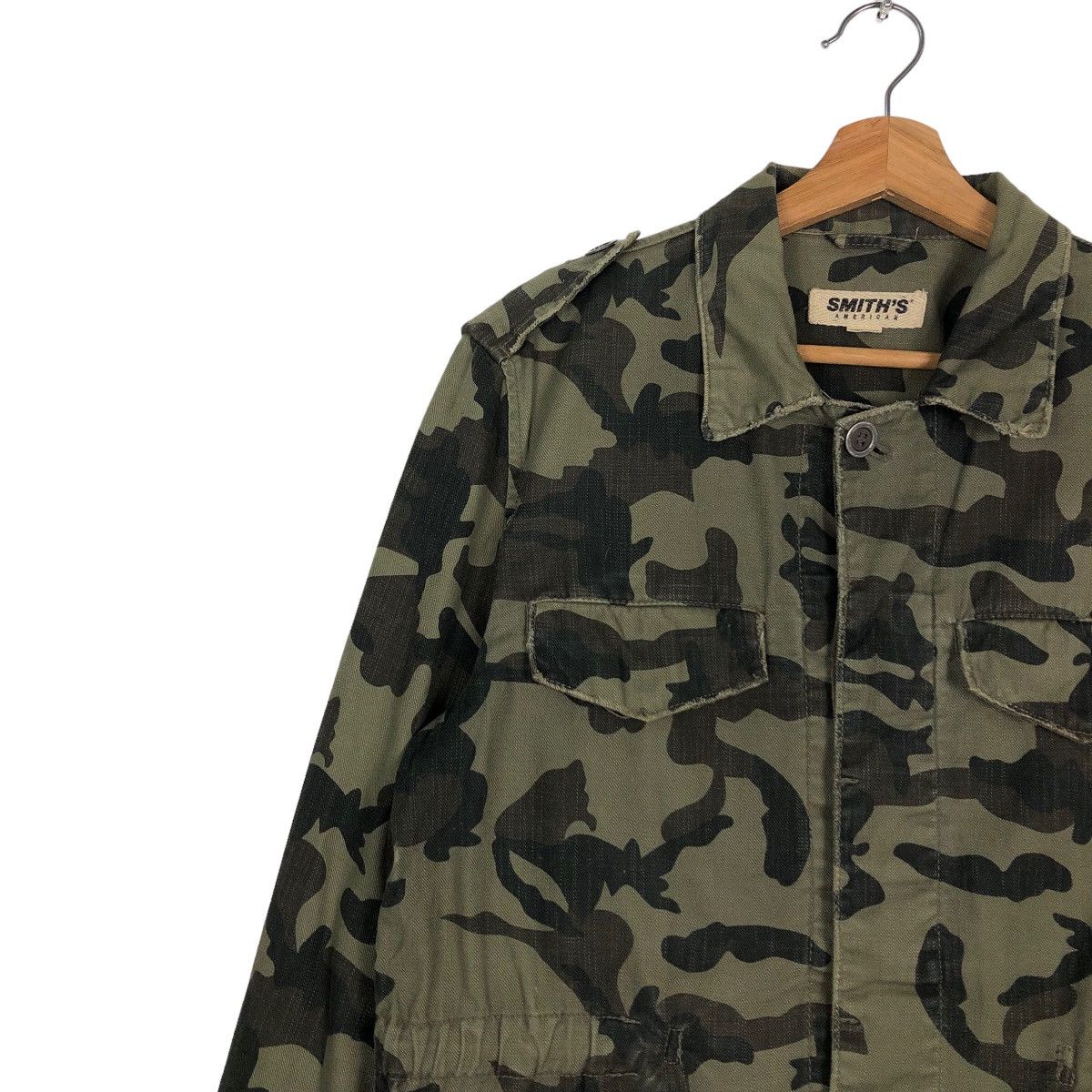 Japanese Brand 🔥Vintage Smith’s American Camouflage Chore Jacket Military Size US M / EU 48-50 / 2 - 7 Thumbnail