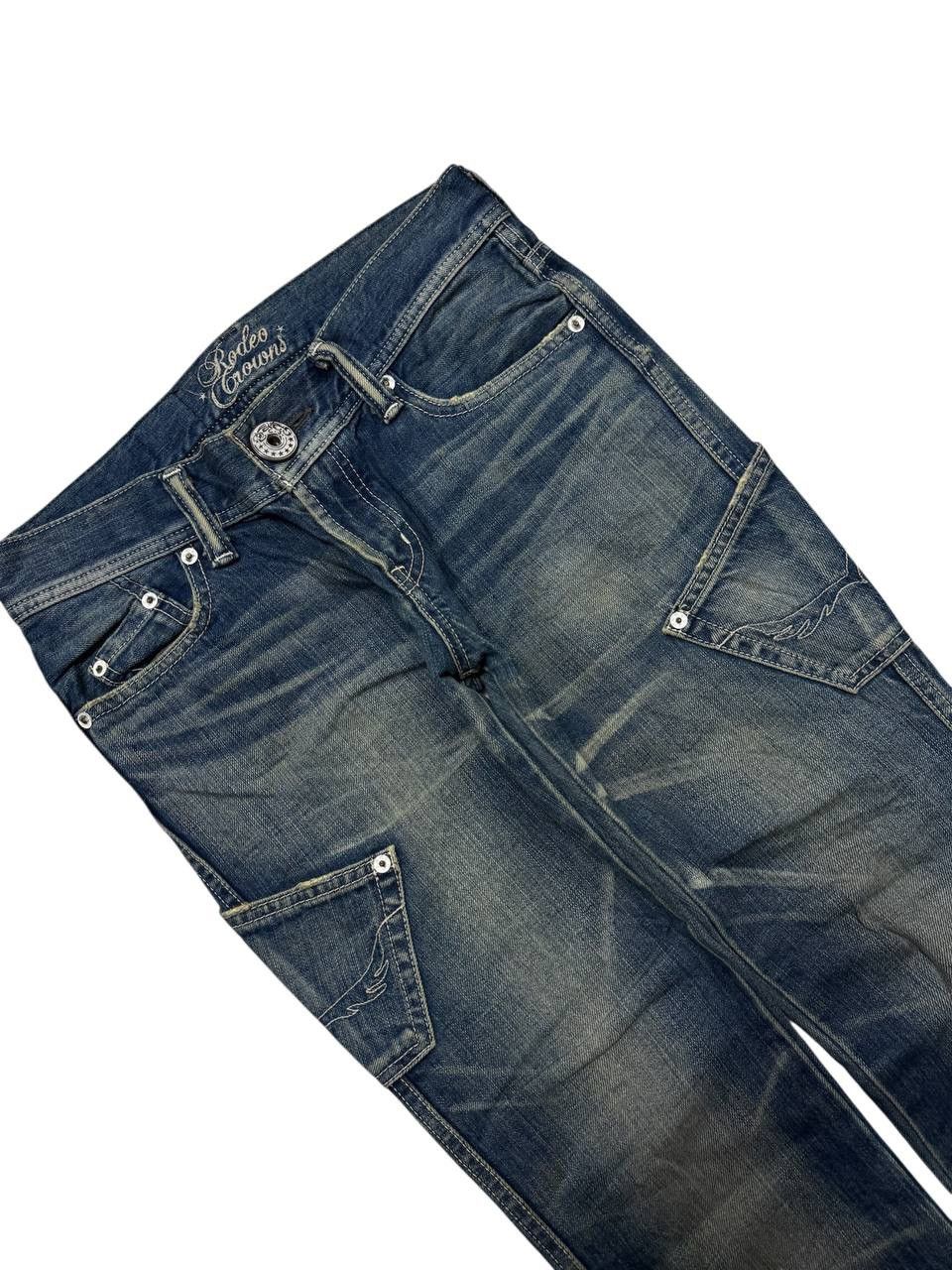 Seditionaries 💥Rare💥Vintage Rodeo Crowns Mudwash Distressed Cargo pocket Size US 28 / EU 44 - 5 Thumbnail