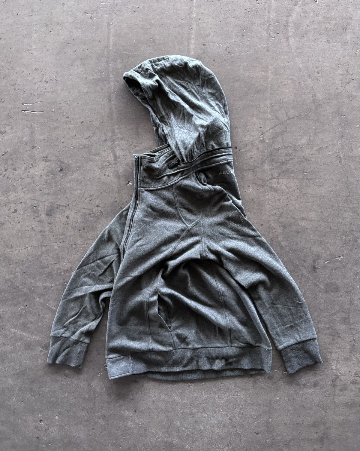 If Six Was Nine × Japanese Brand × Le Grande Bleu (L.G.B.) 2000s Andew Cyber Bono Zip Up Hoodie Size US L / EU 52-54 / 3 - 6 Thumbnail