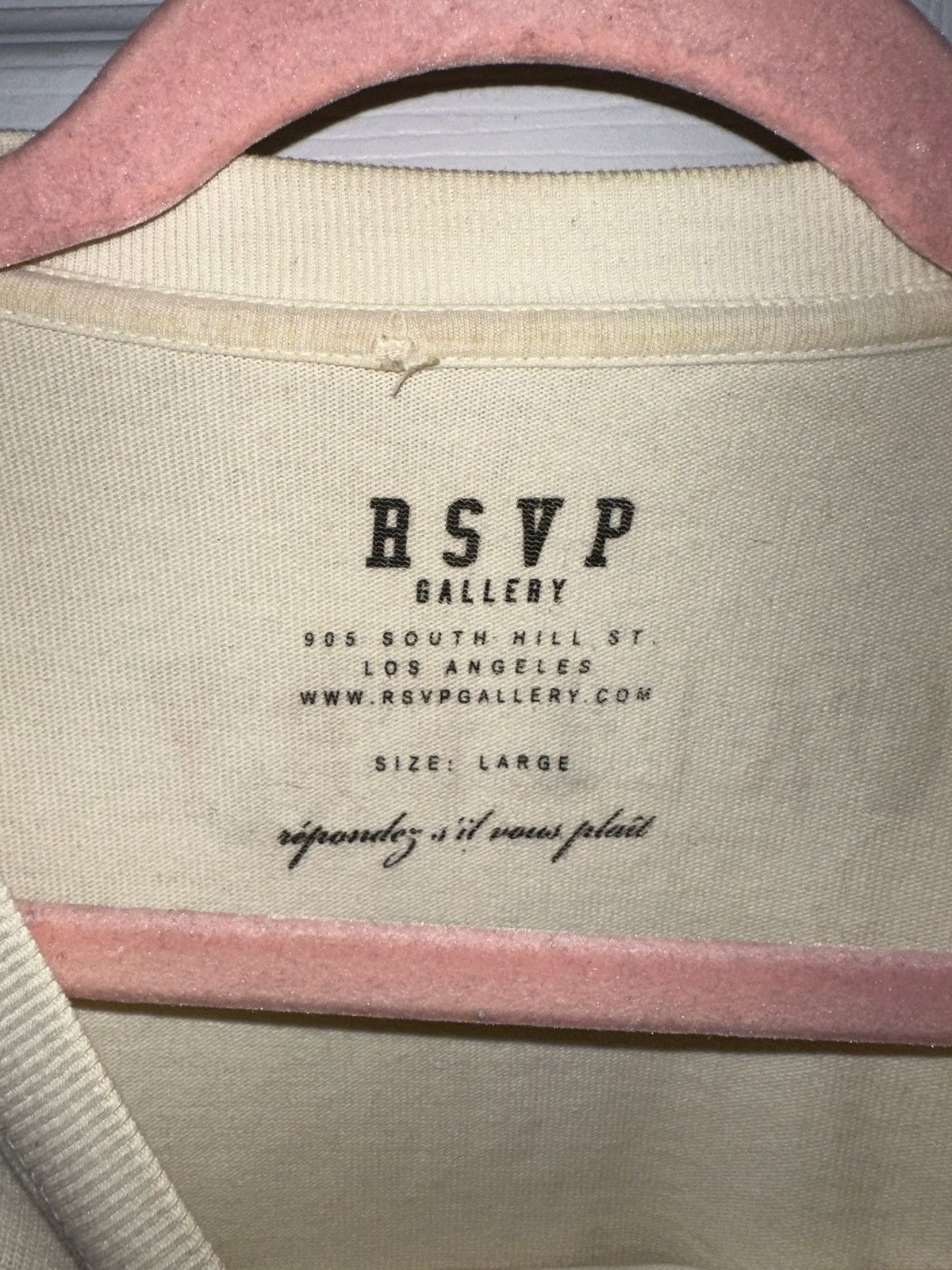 image of Off White X Rsvp Long Sleeve in Cream/Red, Men's (Size Large)