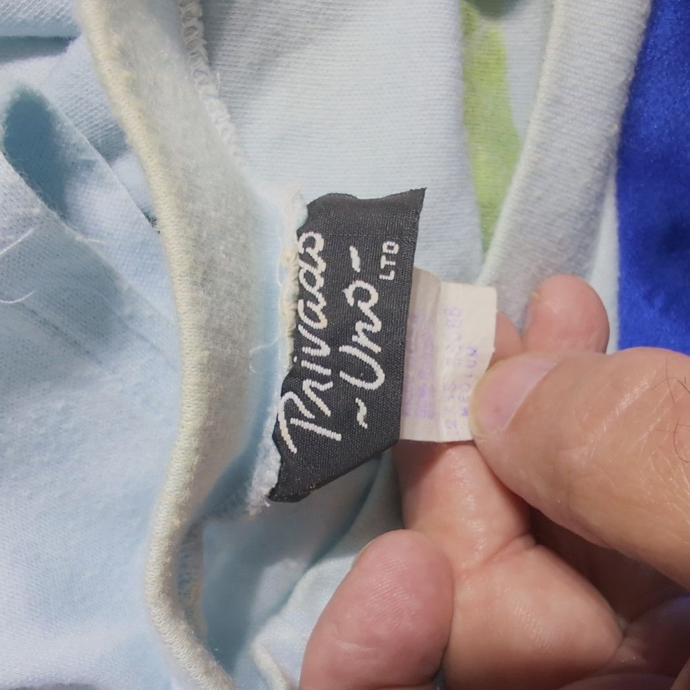 Other Privado Uno Vintage Sz M Light Blue T-Shirt with Tiger, Le Size M / US 6-8 / IT 42-44 - 4 Thumbnail