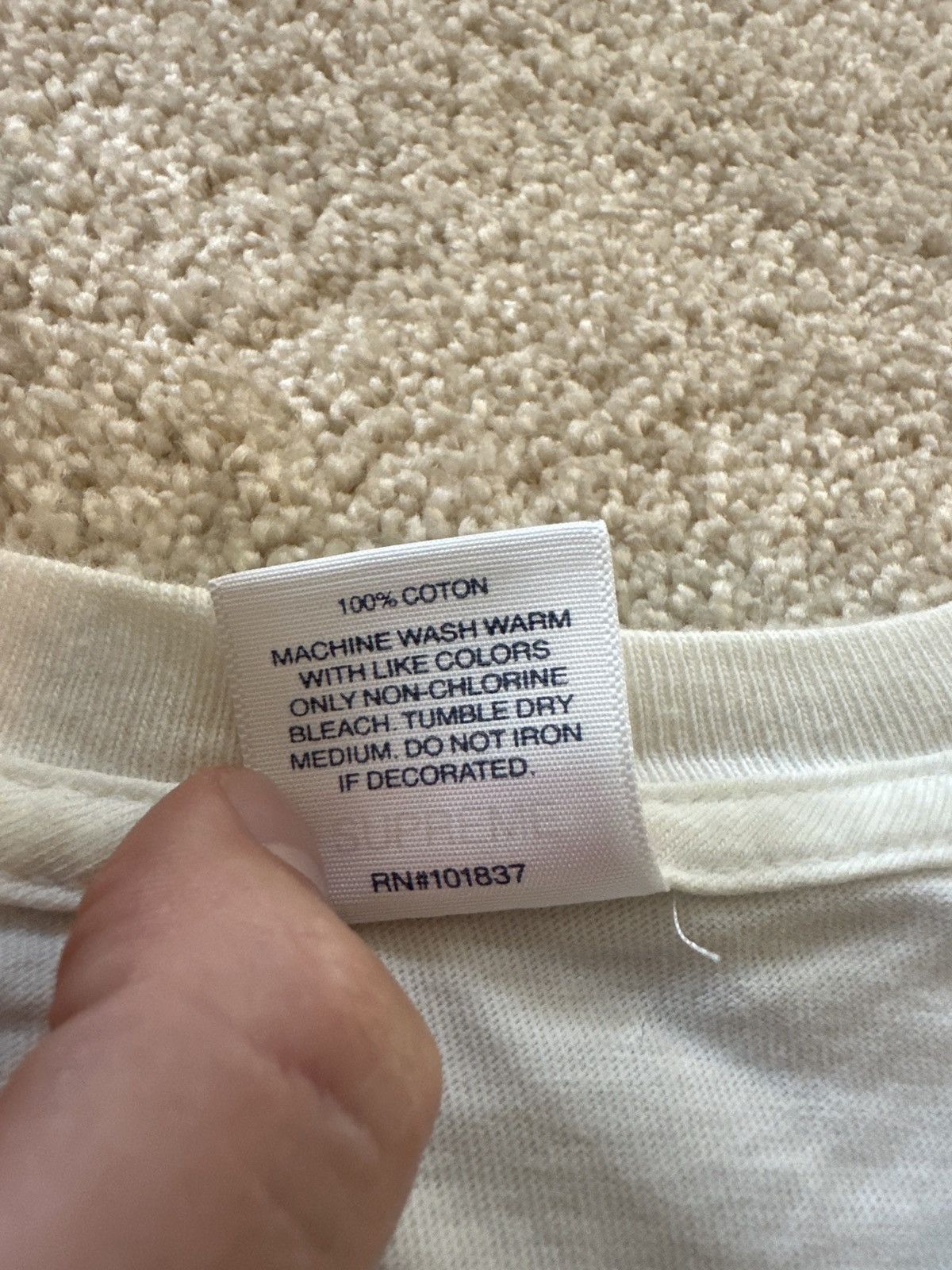 Supreme Supreme Liquid White Tee Size US M / EU 48-50 / 2 - 3 Thumbnail