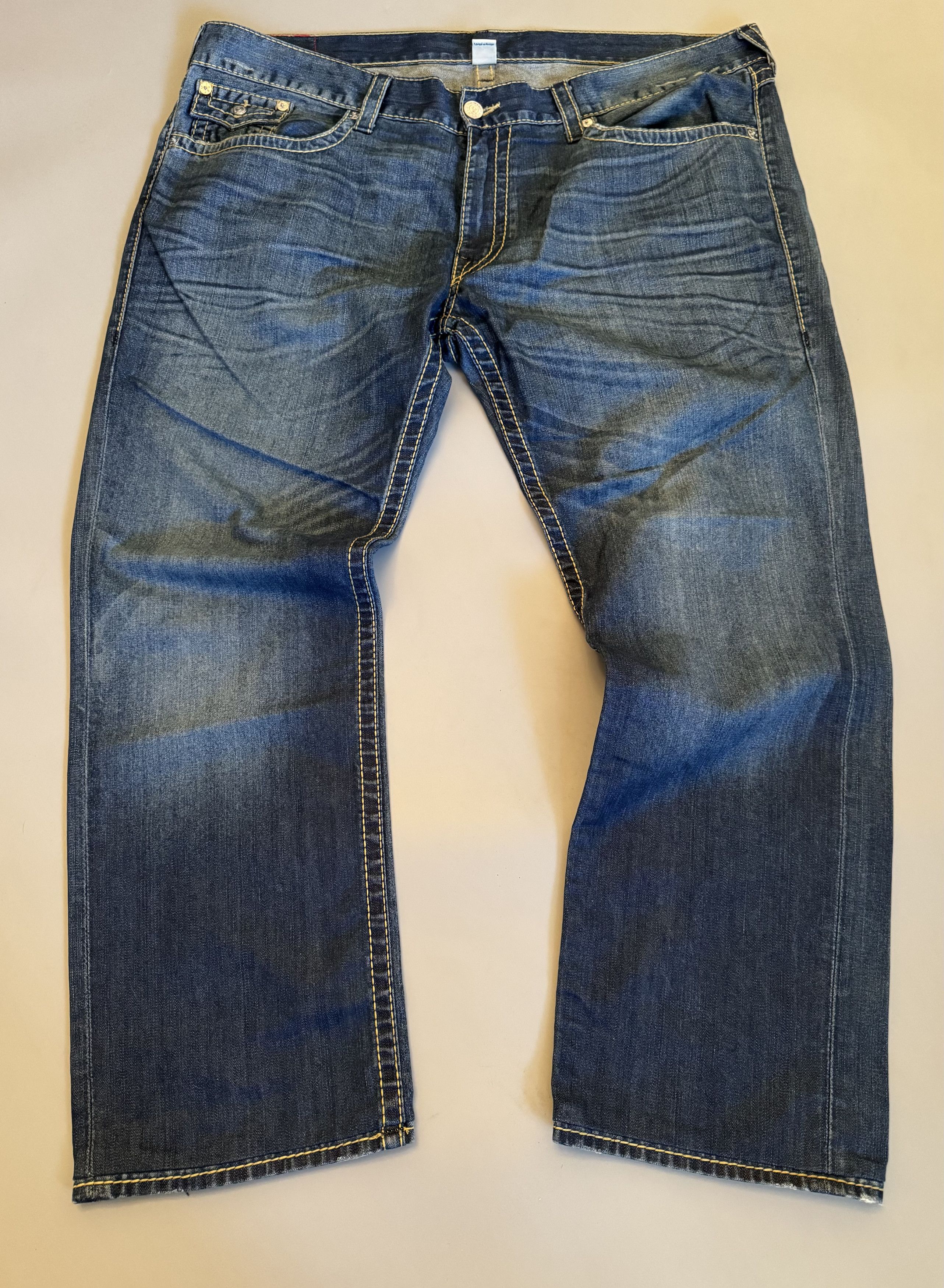 True Religion Vintage True Religion SLIM FLAP GOLD BIG T Denim Jeans Size US 44 / EU 60 - 11 Thumbnail