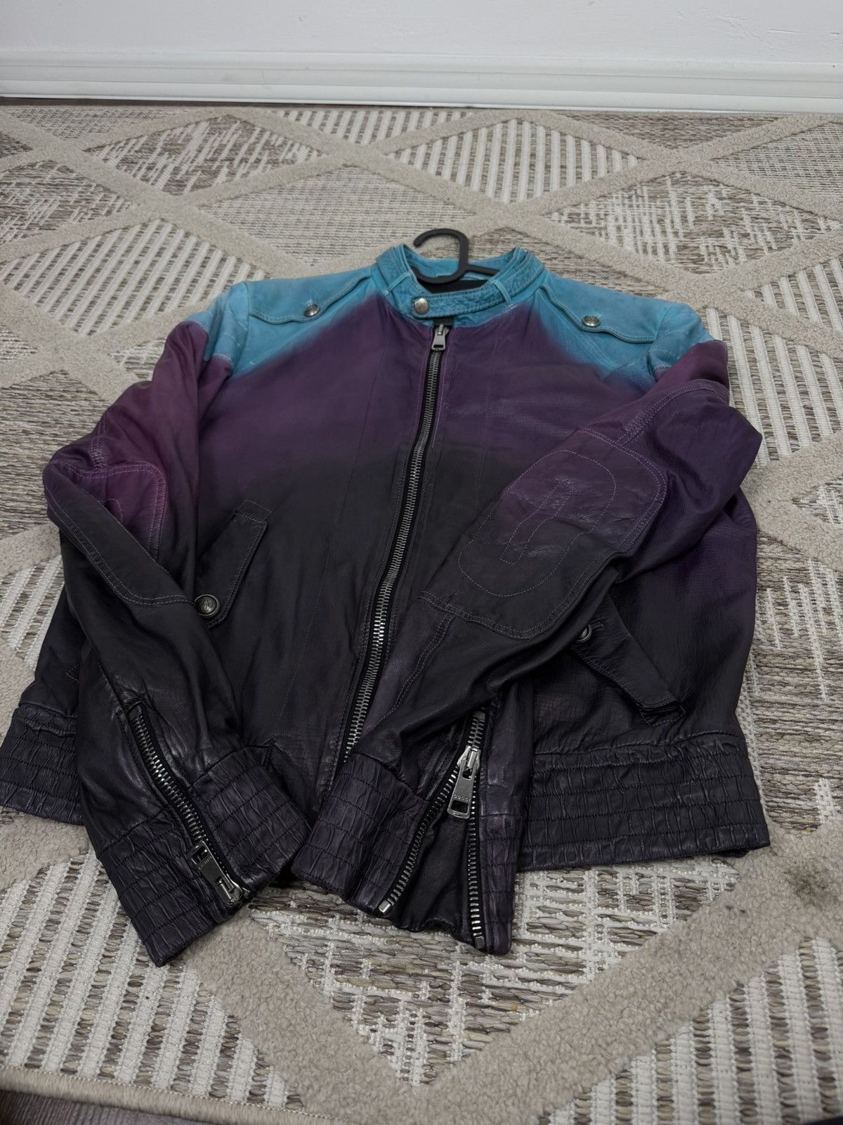 Gucci Gucci Gradient Leather Biker Jacket SS09 Frida Gianni Size US M / EU 48-50 / 2 - 9 Thumbnail