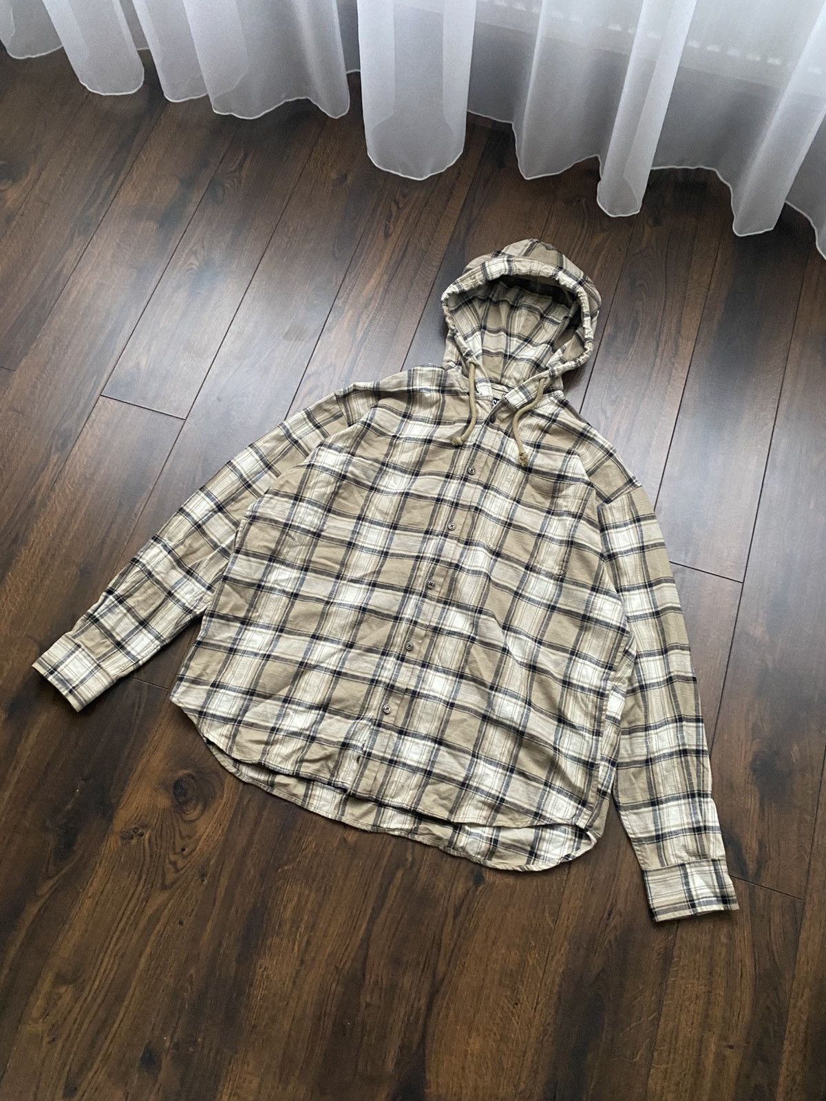 Vintage Diesel Hooded Flannel Shirt