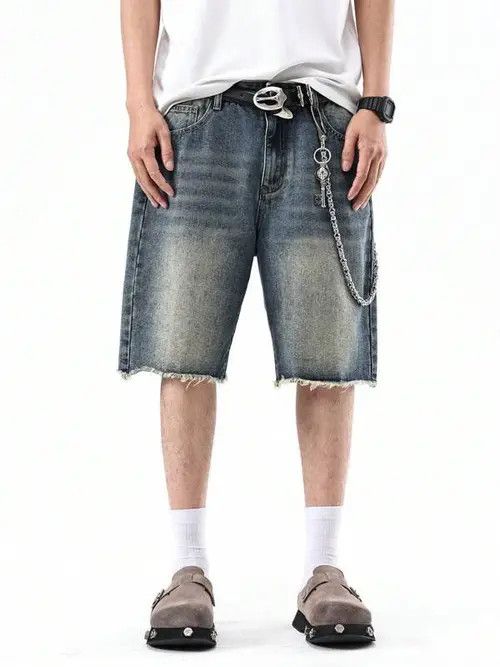 Japanese Brand DRIP vintage jeans Y2K denim shorts Size US 34 / EU 50 - 2 Thumbnail