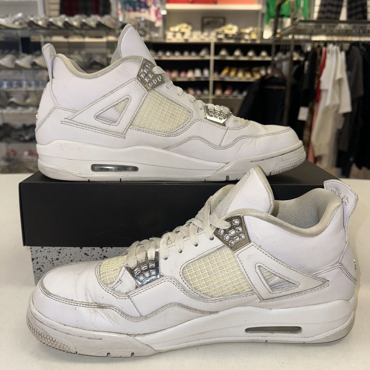 Jordan Brand × Nike Size 13 - Jordan 4 Retro Pure Money (308497-100) Size US 13 / EU 46 - 2 Thumbnail