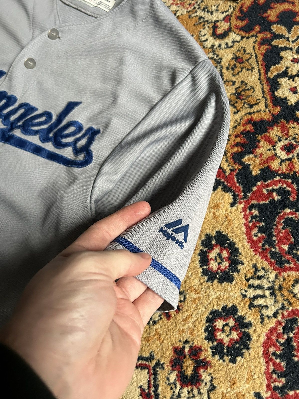 Majestic × Vintage Majestic los angeles baseball softball shirts jersey Size US M / EU 48-50 / 2 - 3 Thumbnail