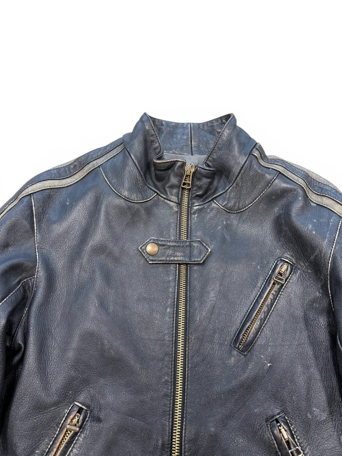 Other Black Rain Sex Drugs Rock & Roll Leather Jacket Size Large Size L / US 10 / IT 46 - 4 Thumbnail