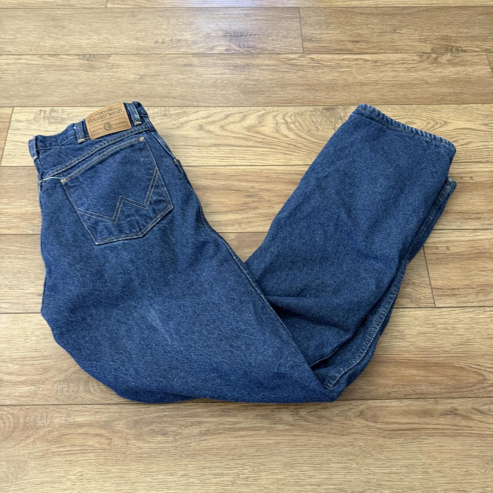 Wrangler Vintage Wrangler Rugged Wear Red Lined Jeans Heavyweight Y2K Size US 34 / EU 50 - 1 Thumbnail