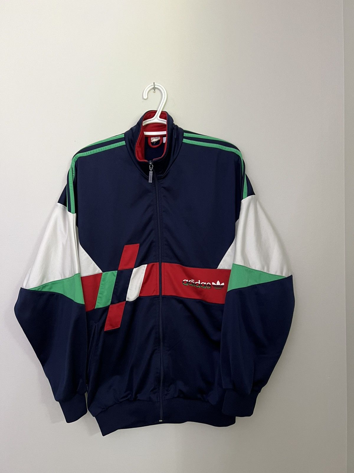 Adidas Vintage 80s Adidas Tracktop Trainer Jacket Size US M / EU 48-50 / 2 - 1 Thumbnail