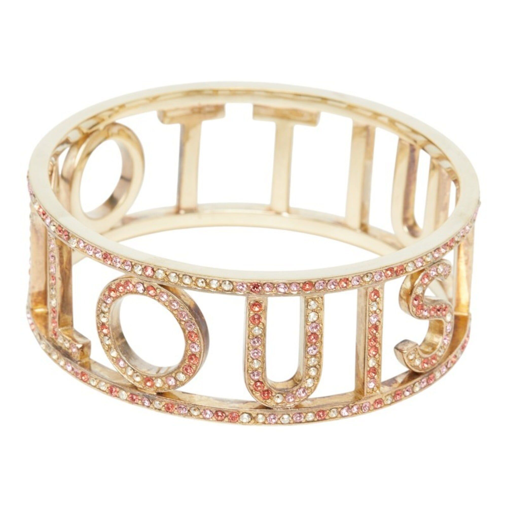 Louis Vuitton Louis Vuitton Bracelet 1001 Mille et Une Bangle M65690 Gold Multicolor Plated Rhinestone Women's LOUIS VUITTON Size ONE SIZE - 1 Thumbnail