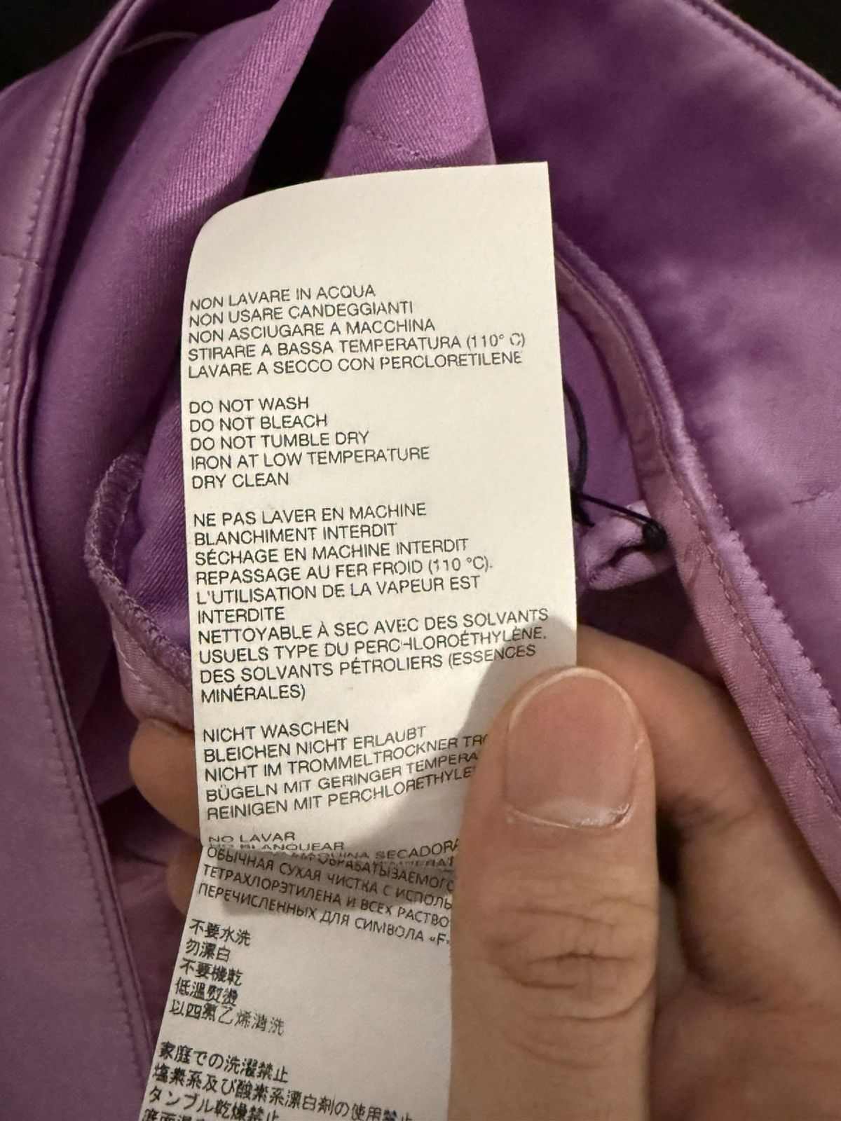 1017 ALYX 9SM × Alyx Alyx Purple Women Pants size 42 Size 42" / US 20 - 4 Thumbnail