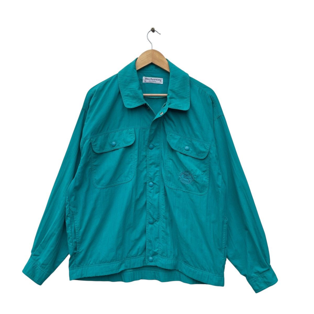 Burberry × Vintage Vintage Blueberry Giant Dual Pocket Jacket Size US M / EU 48-50 / 2 - 1 Thumbnail