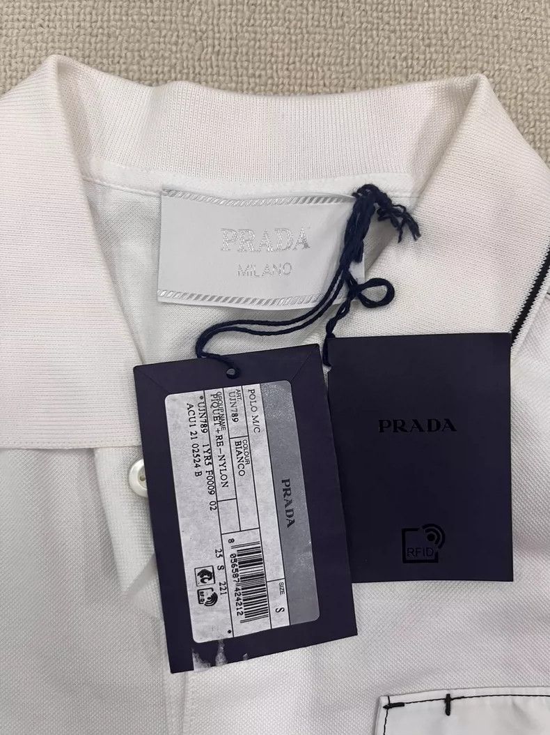 Prada PRADA SS22 Solid Logo Polo Shirt 2504-Nextarrow Size US S / EU 44-46 / 1 - 4 Thumbnail
