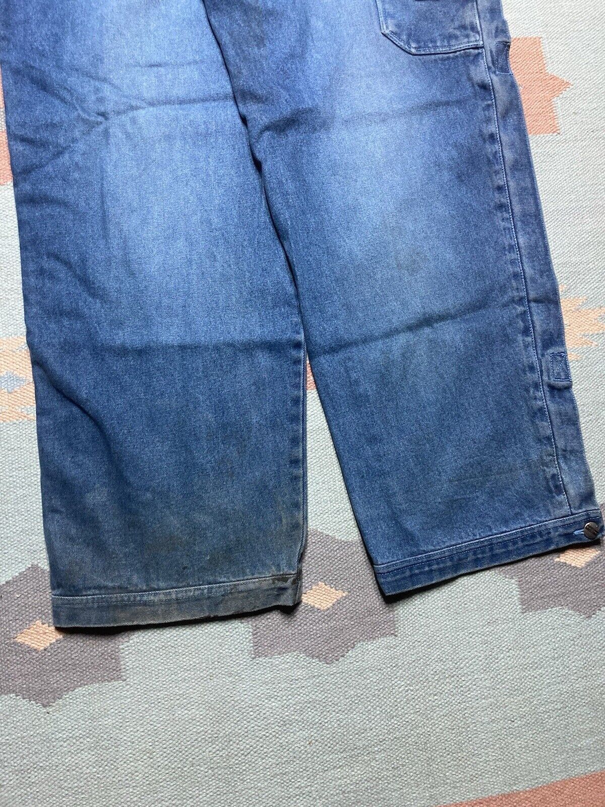 JNCO × Vintage y2k baggy jeans carpenter wide skate hip hop JNCO rave 38x32 Size US 38 / EU 54 - 2 Thumbnail