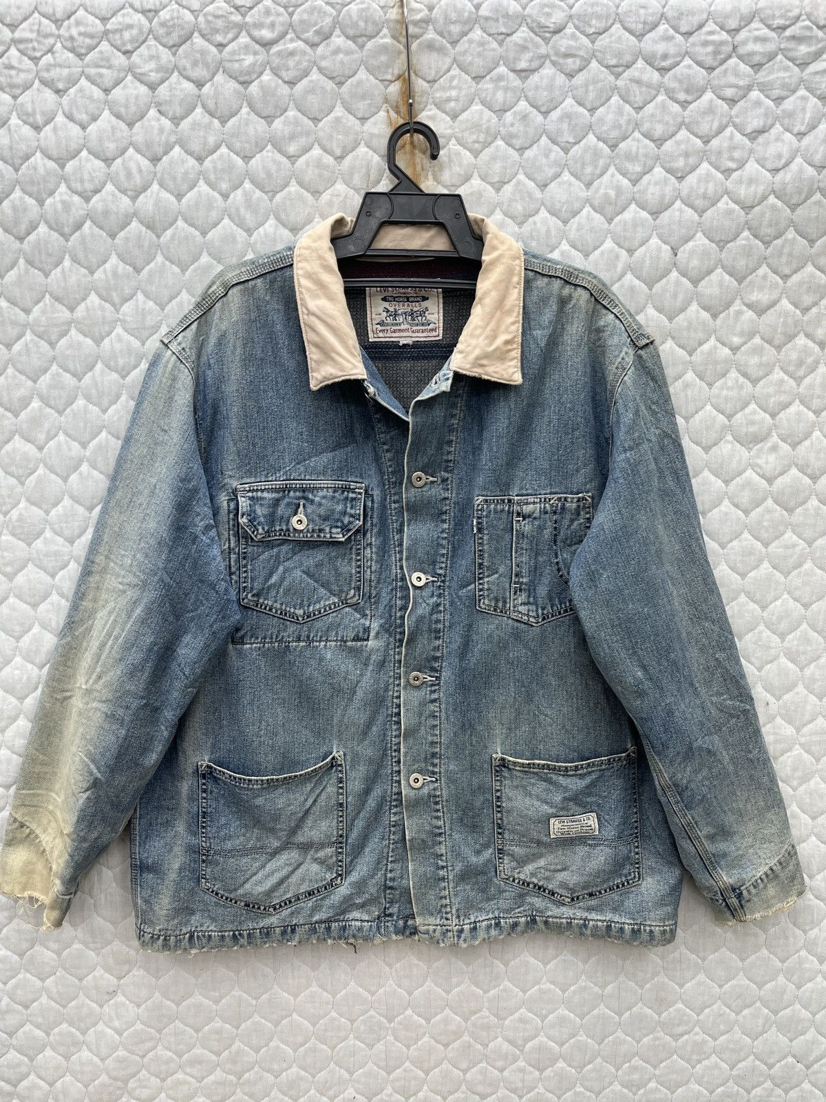 Levi's × Vintage 🔥🔥🔥STEALS VTG LEVIS BLANKET LINED CHORE JACKET Size US L / EU 52-54 / 3 - 1 Thumbnail